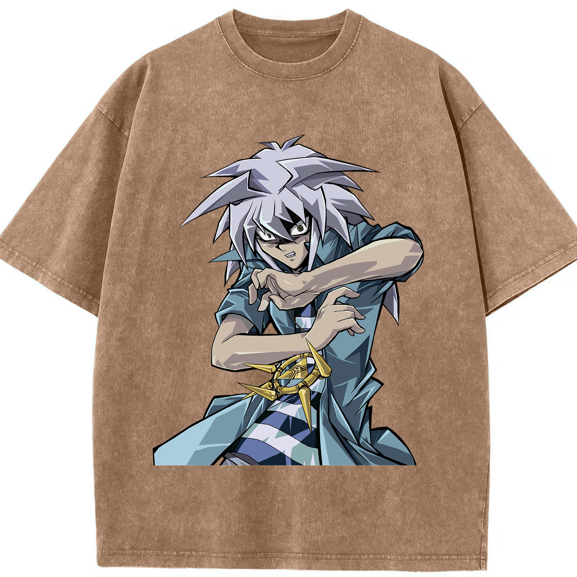 （画像用） 遊☆戯☆王 Yu-Gi-Oh! 綿100% ヴィンテージ風 半袖Tシャツ（フロントプリント）