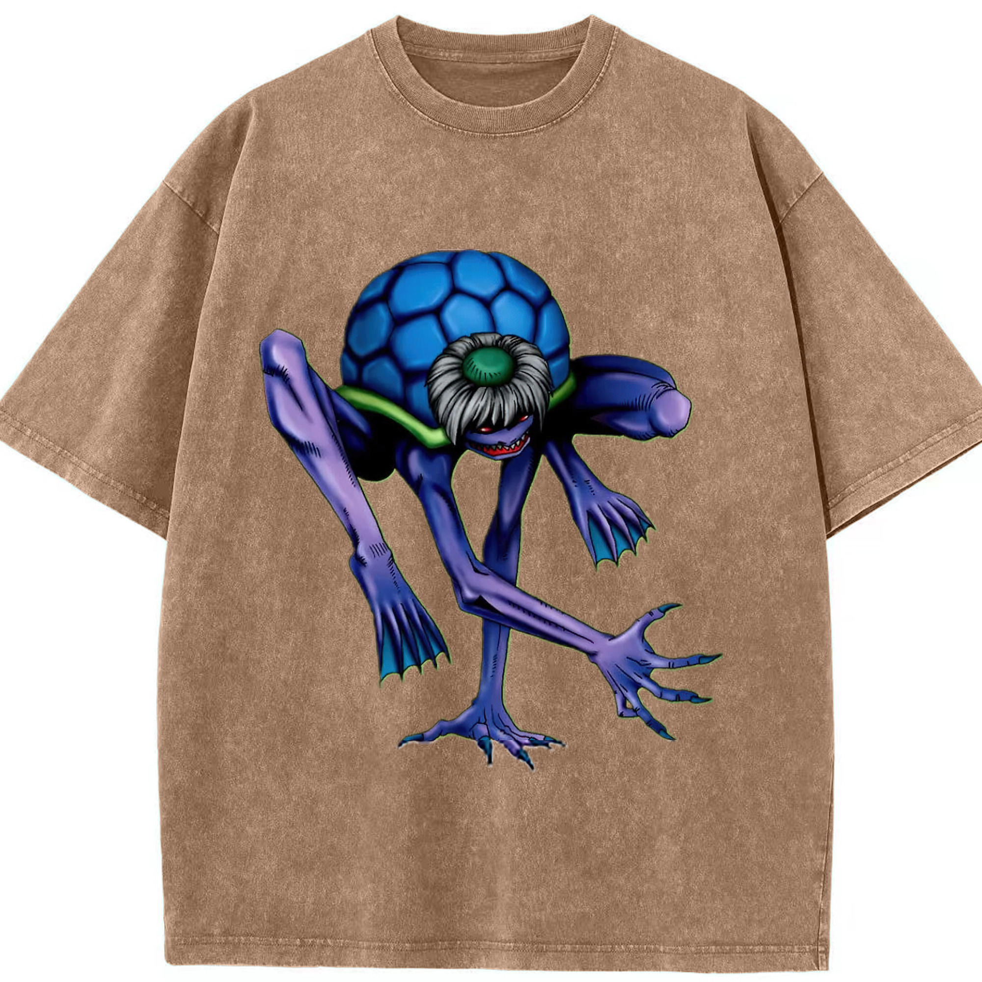 （画像用） 遊☆戯☆王 Yu-Gi-Oh! 綿100% ヴィンテージ風 半袖Tシャツ（フロントプリント）
