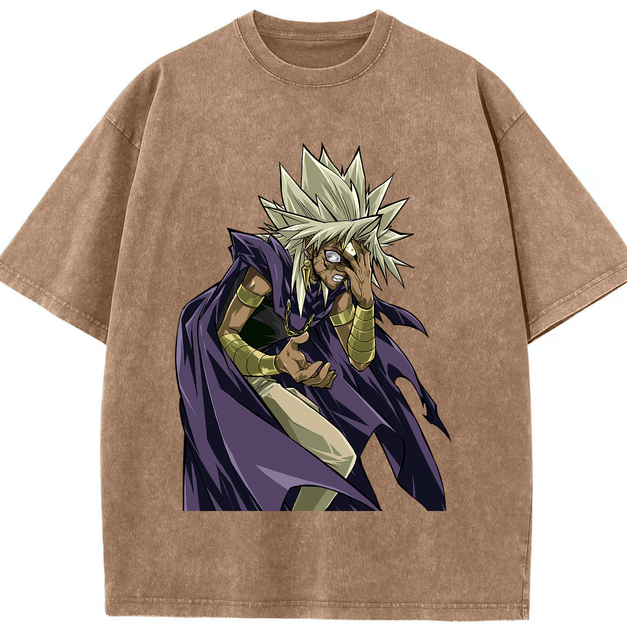 （画像用） 遊☆戯☆王 Yu-Gi-Oh! 綿100% ヴィンテージ風 半袖Tシャツ（フロントプリント）