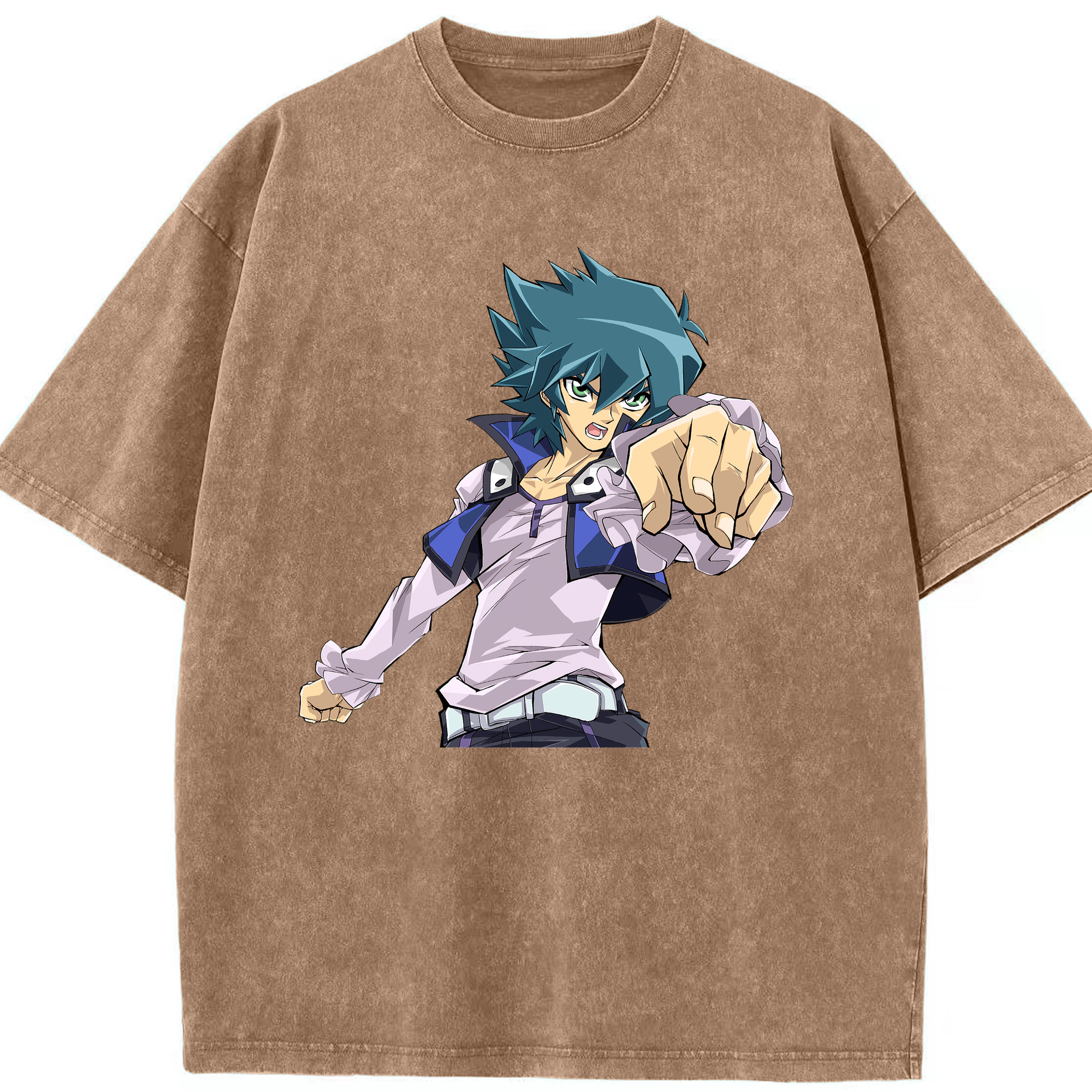 （画像用） 遊☆戯☆王 Yu-Gi-Oh! 綿100% ヴィンテージ風 半袖Tシャツ（フロントプリント）