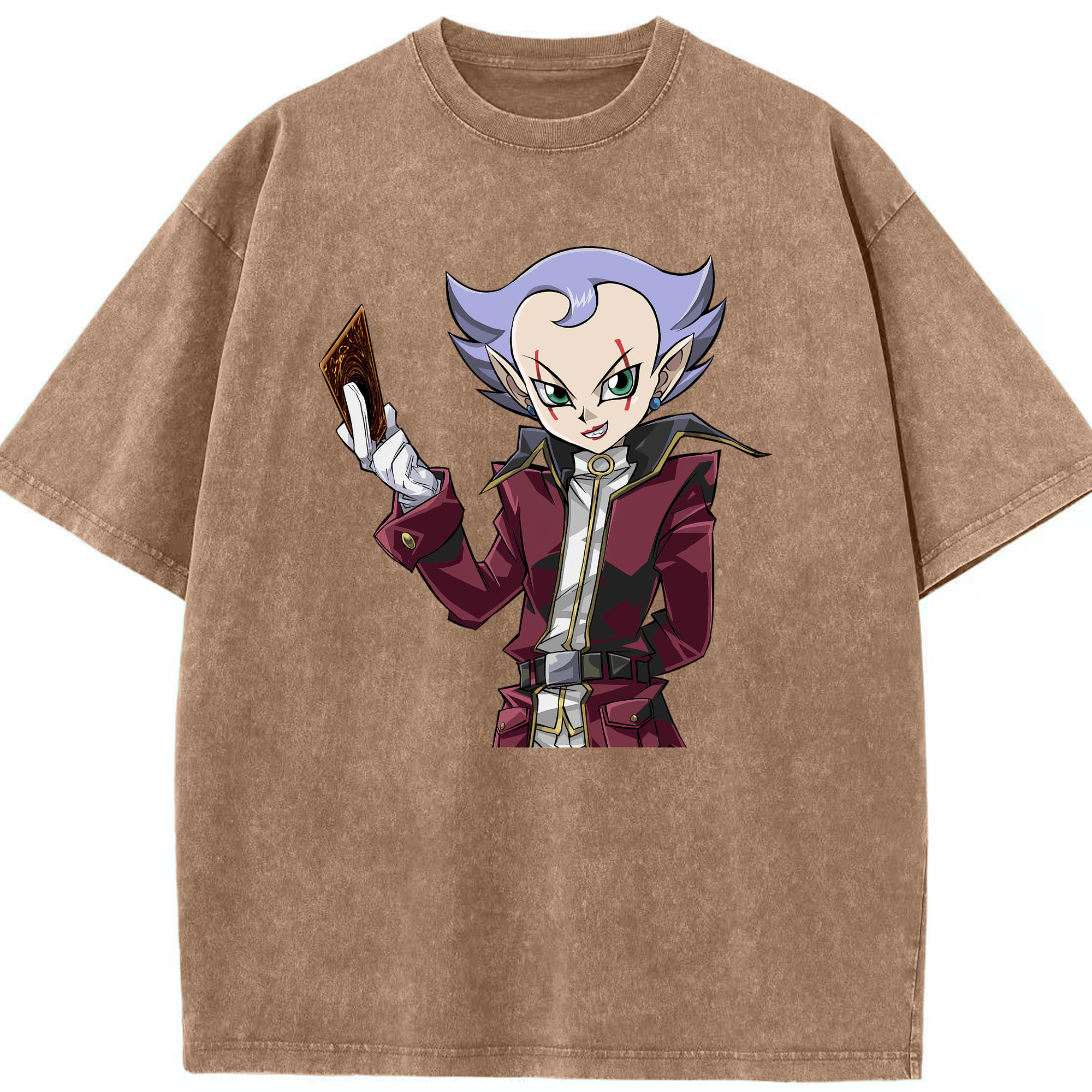 （画像用） 遊☆戯☆王 Yu-Gi-Oh! 綿100% ヴィンテージ風 半袖Tシャツ（フロントプリント）