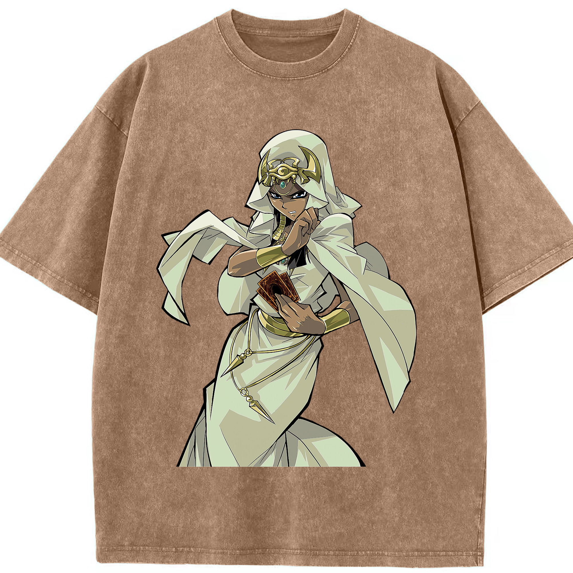 （画像用） 遊☆戯☆王 Yu-Gi-Oh! 綿100% ヴィンテージ風 半袖Tシャツ（フロントプリント）