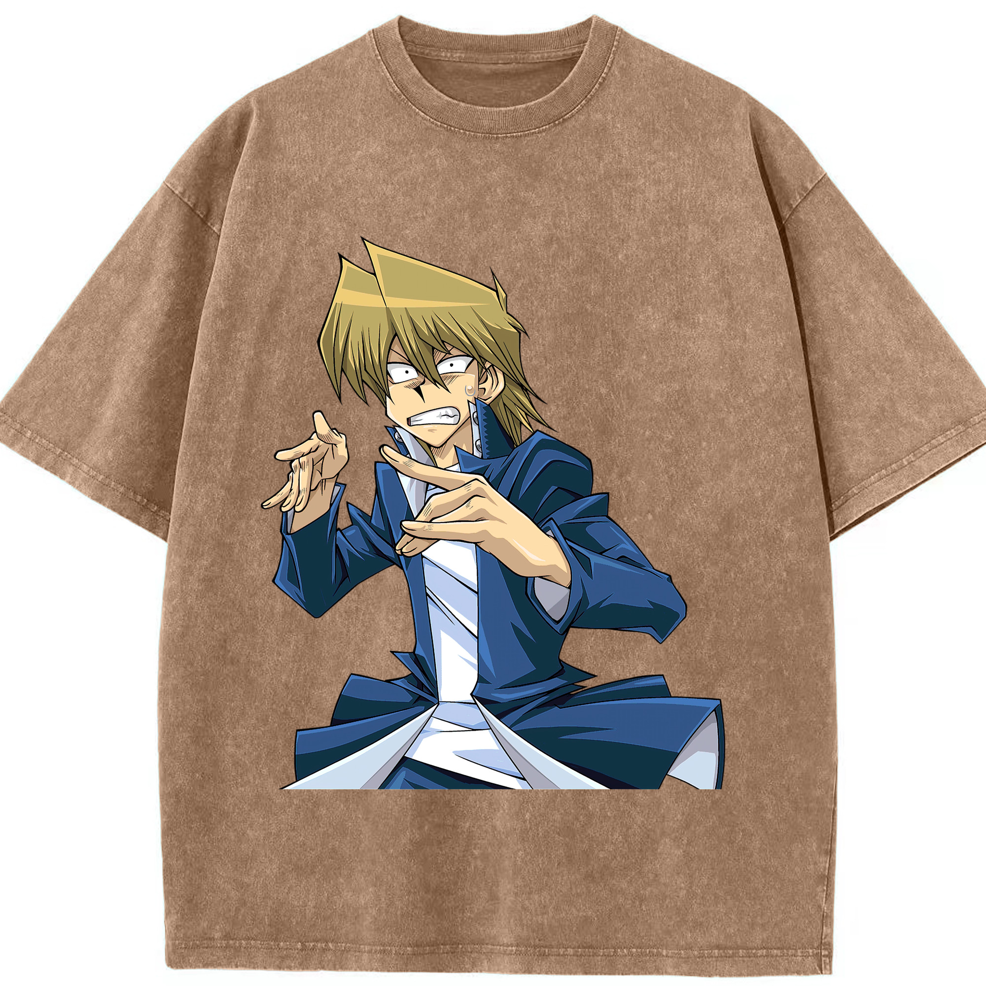 （画像用） 遊☆戯☆王 Yu-Gi-Oh! 綿100% ヴィンテージ風 半袖Tシャツ（フロントプリント）