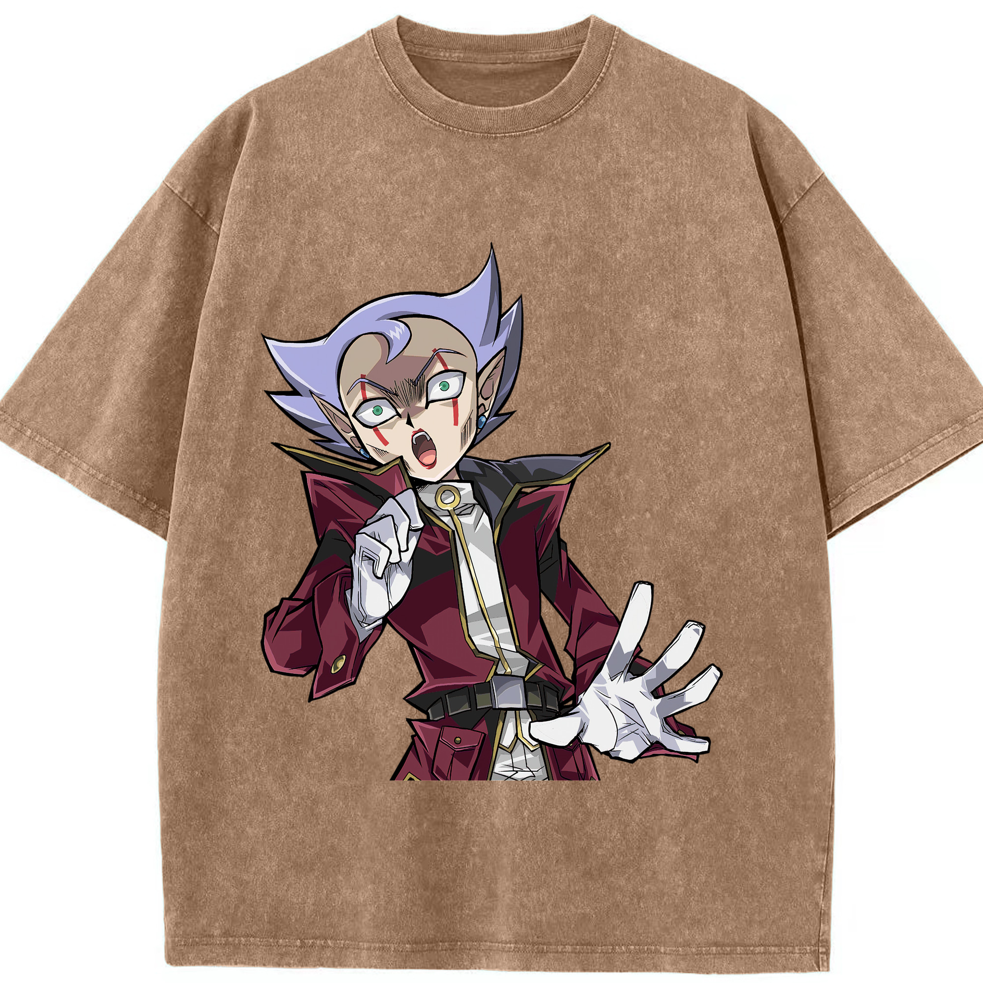 （画像用） 遊☆戯☆王 Yu-Gi-Oh! 綿100% ヴィンテージ風 半袖Tシャツ（フロントプリント）