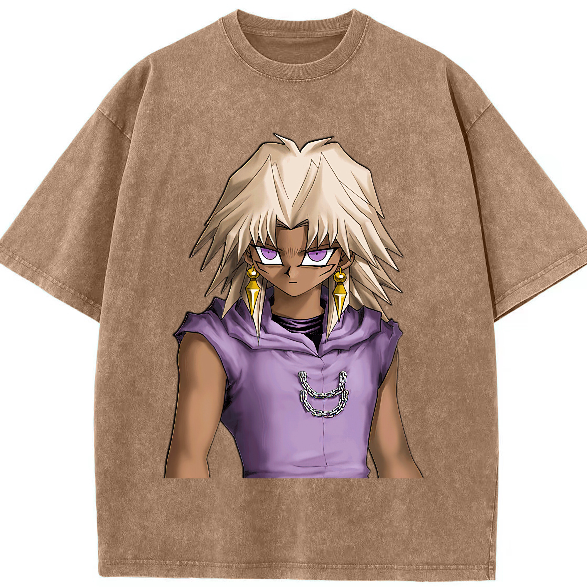 （画像用） 遊☆戯☆王 Yu-Gi-Oh! 綿100% ヴィンテージ風 半袖Tシャツ（フロントプリント）