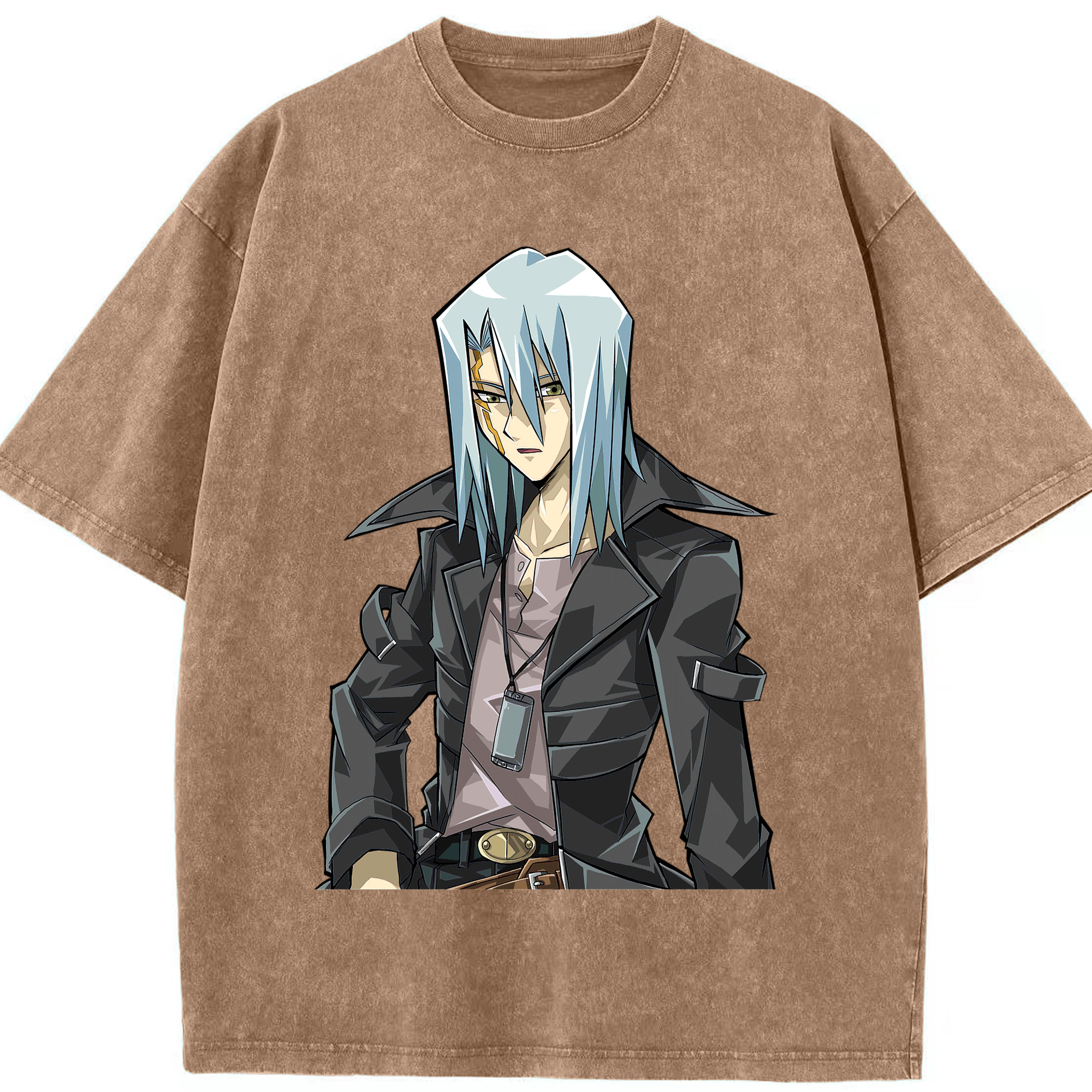 （画像用） 遊☆戯☆王 Yu-Gi-Oh! 綿100% ヴィンテージ風 半袖Tシャツ（フロントプリント）
