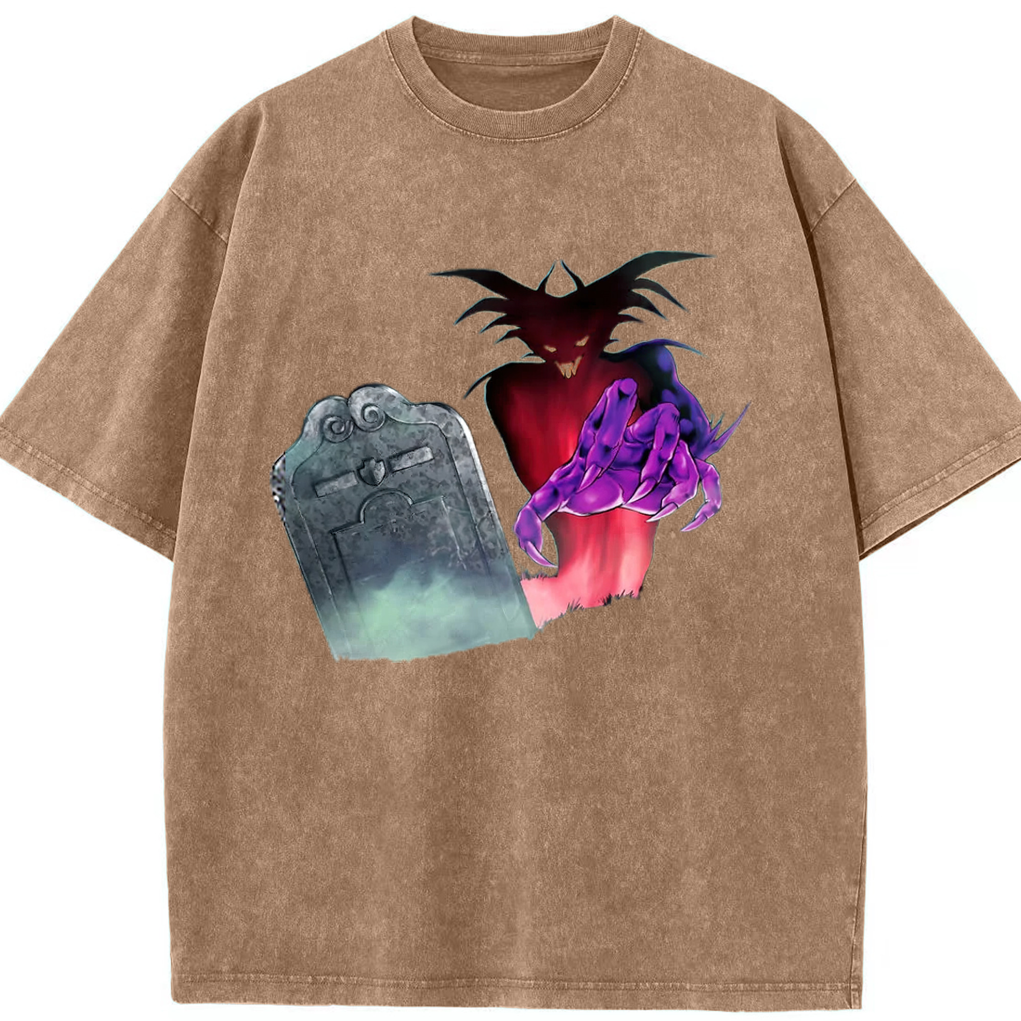 （画像用） 遊☆戯☆王 Yu-Gi-Oh! 綿100% ヴィンテージ風 半袖Tシャツ（フロントプリント）