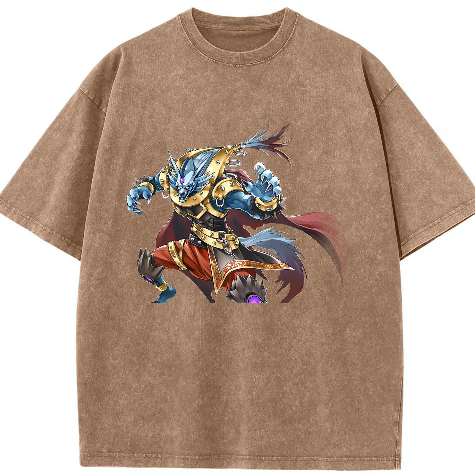 （画像用） 遊☆戯☆王 Yu-Gi-Oh! 綿100% ヴィンテージ風 半袖Tシャツ（フロントプリント）