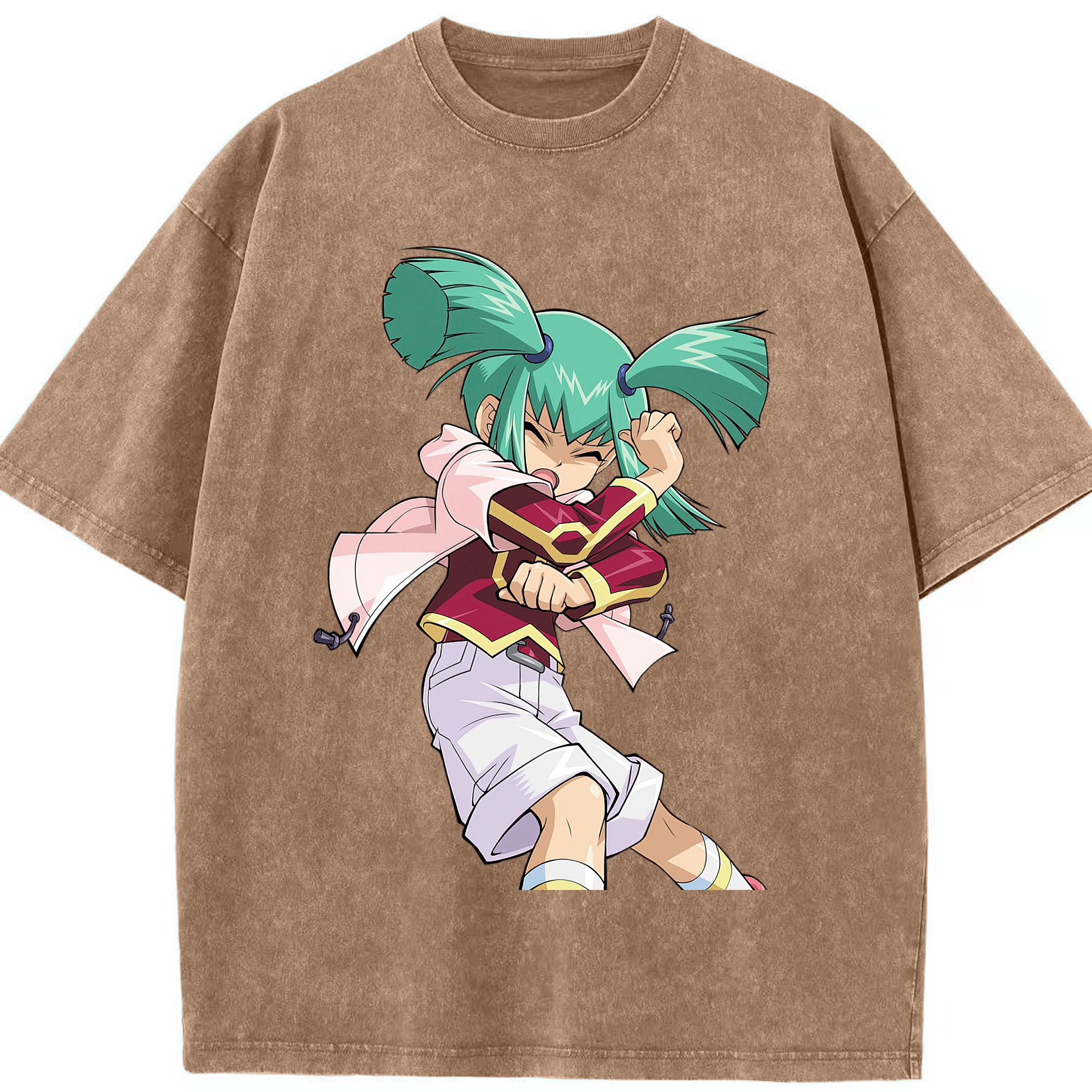 （画像用） 遊☆戯☆王 Yu-Gi-Oh! 綿100% ヴィンテージ風 半袖Tシャツ（フロントプリント）