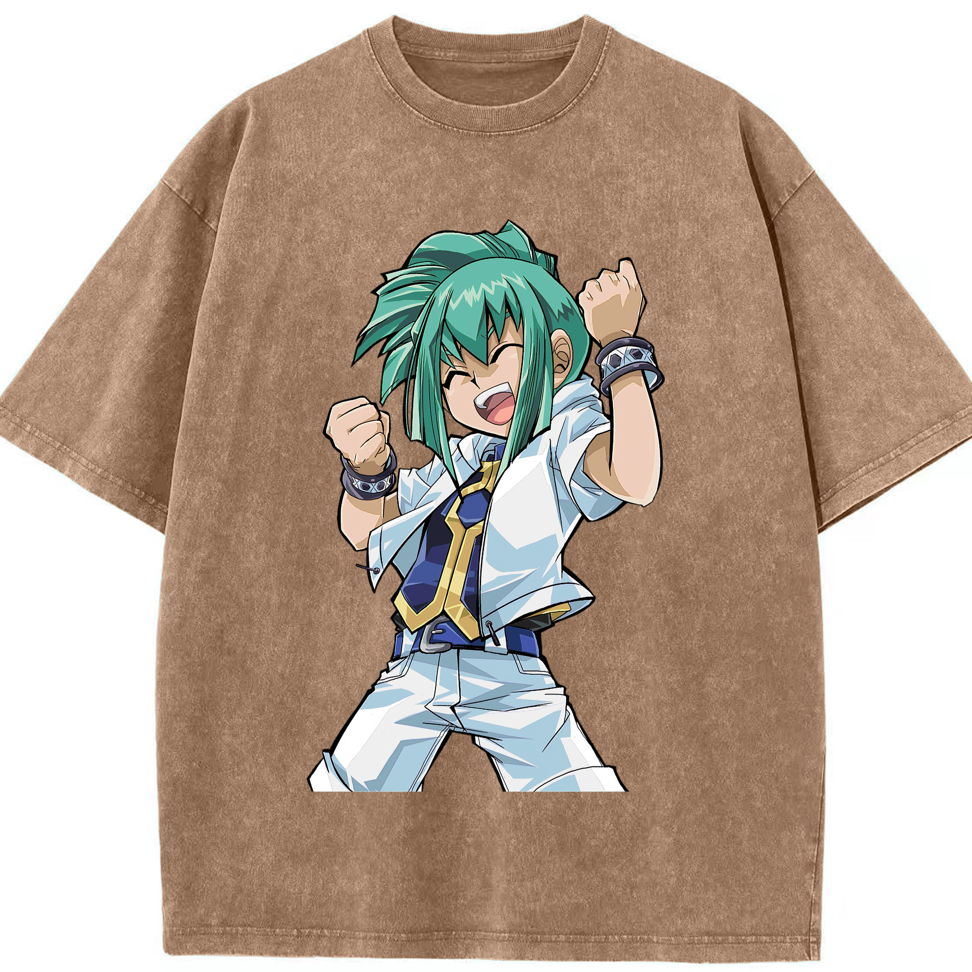（画像用） 遊☆戯☆王 Yu-Gi-Oh! 綿100% ヴィンテージ風 半袖Tシャツ（フロントプリント）