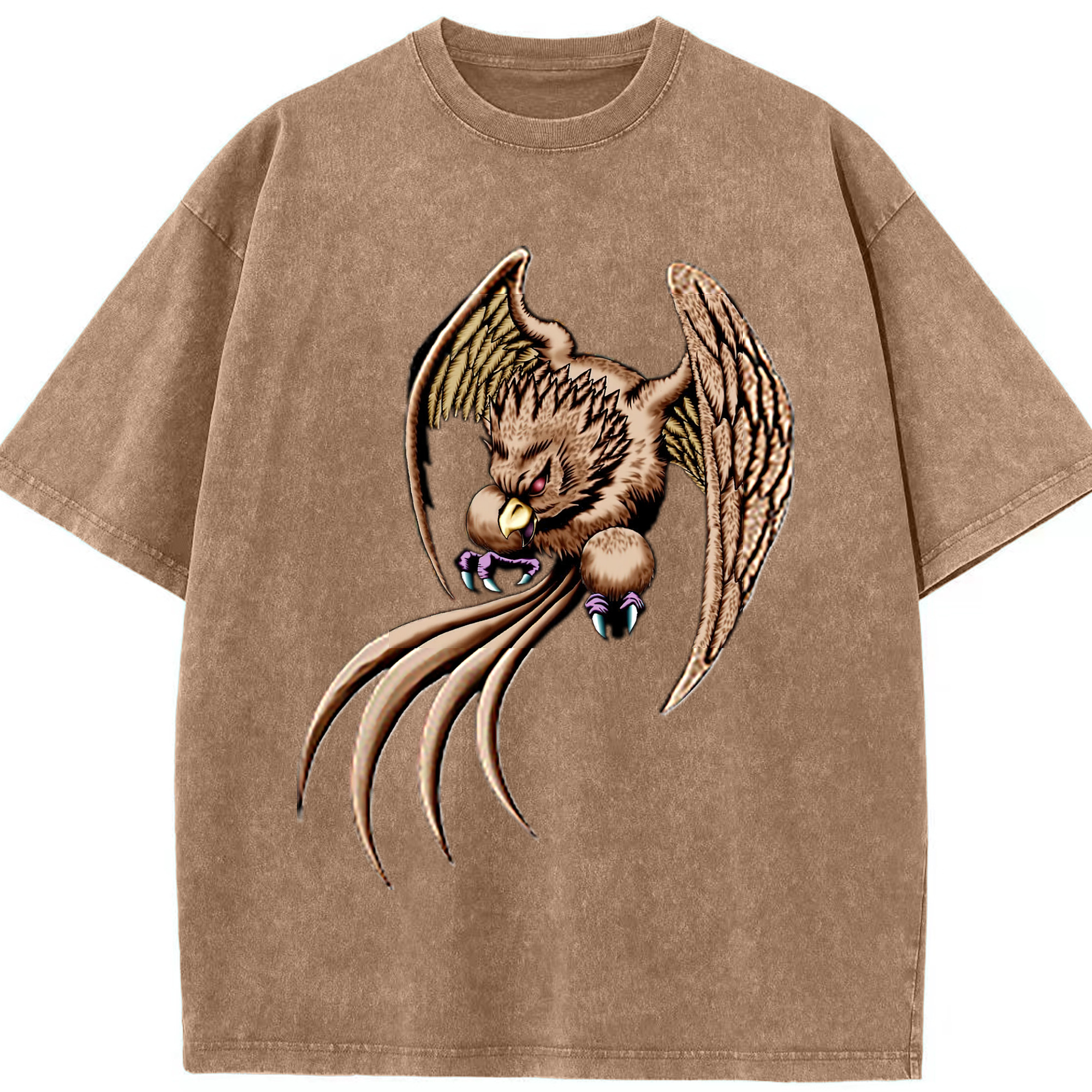 （画像用） 遊☆戯☆王 Yu-Gi-Oh! 綿100% ヴィンテージ風 半袖Tシャツ（フロントプリント）