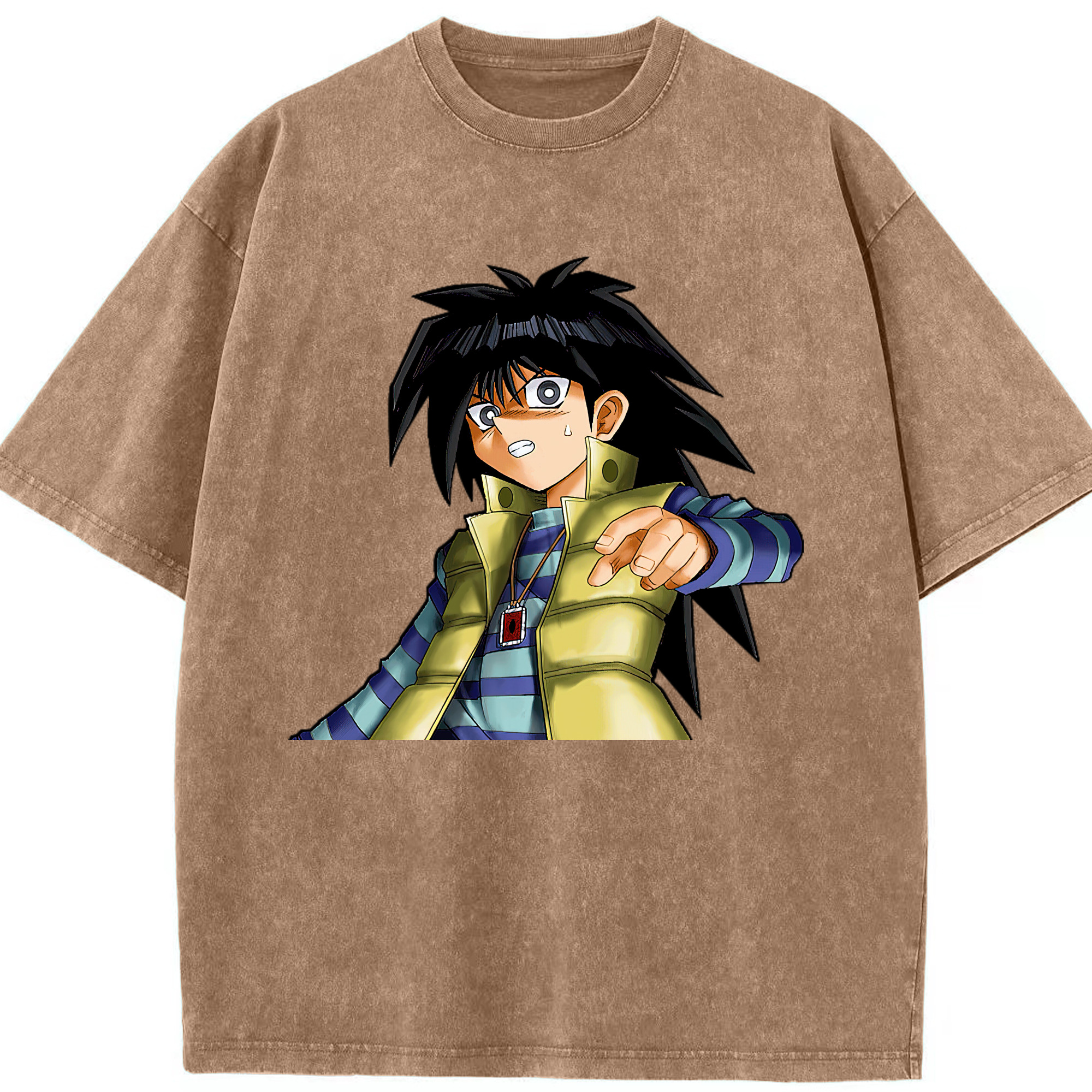 （画像用） 遊☆戯☆王 Yu-Gi-Oh! 綿100% ヴィンテージ風 半袖Tシャツ（フロントプリント）