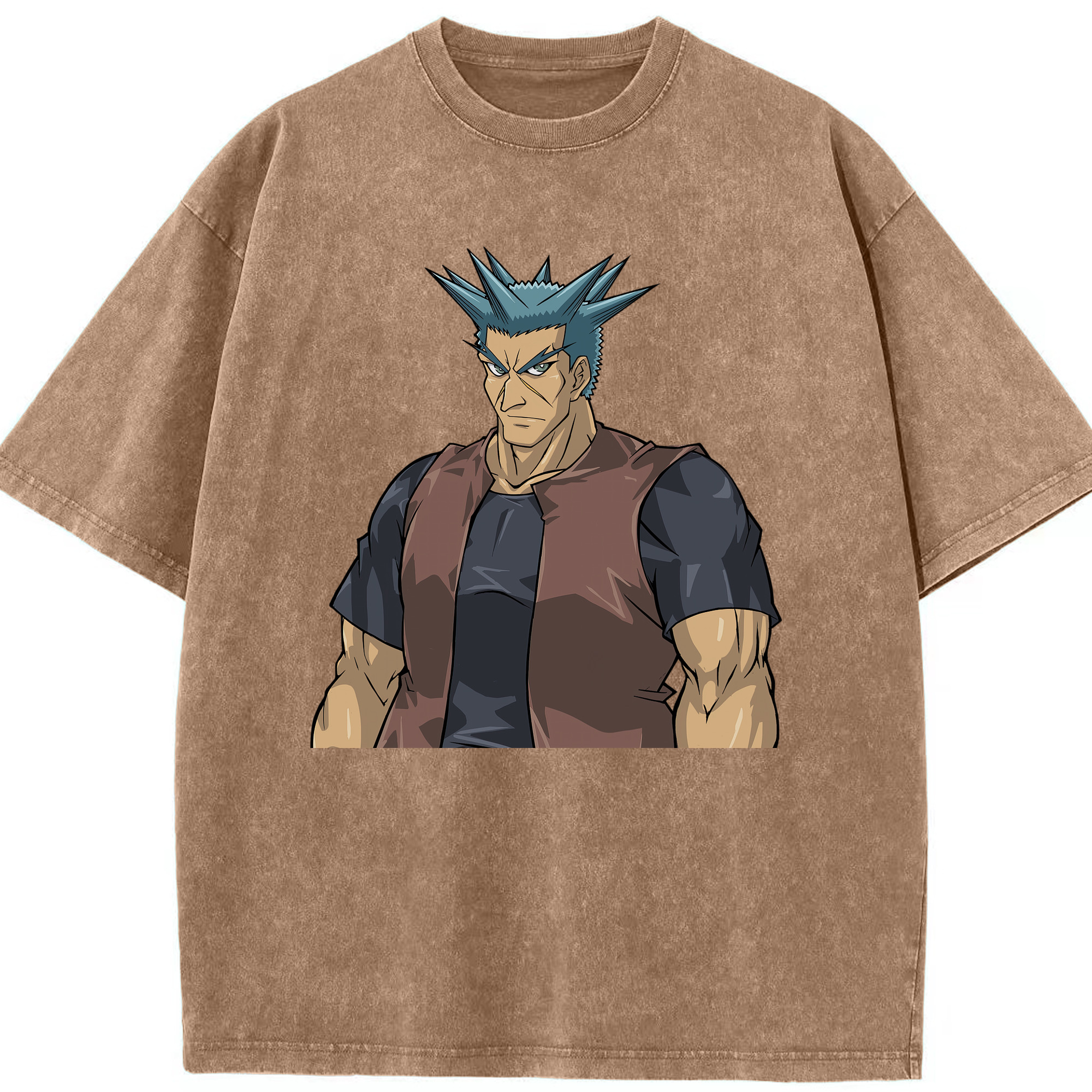 （画像用） 遊☆戯☆王 Yu-Gi-Oh! 綿100% ヴィンテージ風 半袖Tシャツ（フロントプリント）