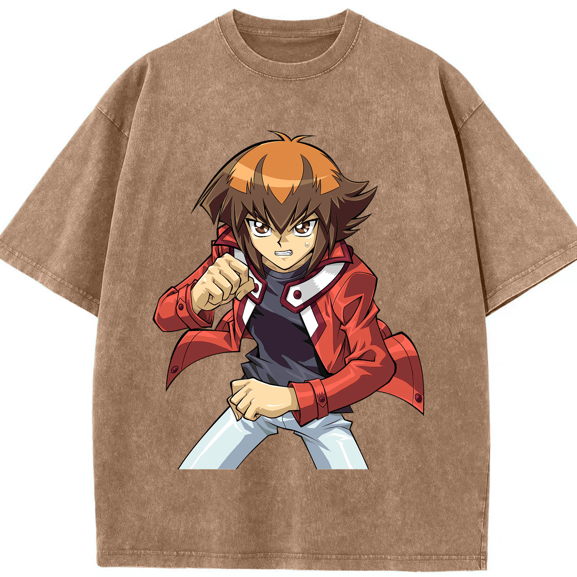 （画像用） 遊☆戯☆王 Yu-Gi-Oh! 綿100% ヴィンテージ風 半袖Tシャツ（フロントプリント）