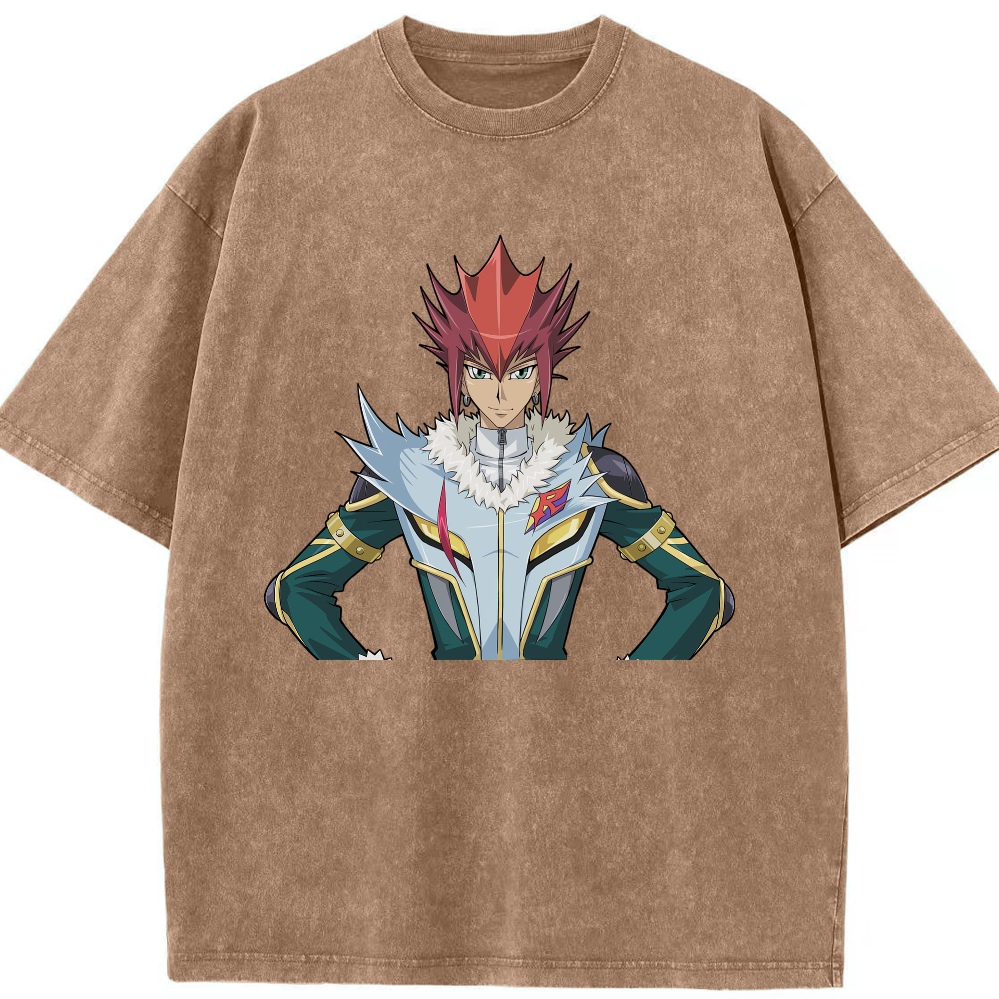 （画像用） 遊☆戯☆王 Yu-Gi-Oh! 綿100% ヴィンテージ風 半袖Tシャツ（フロントプリント）