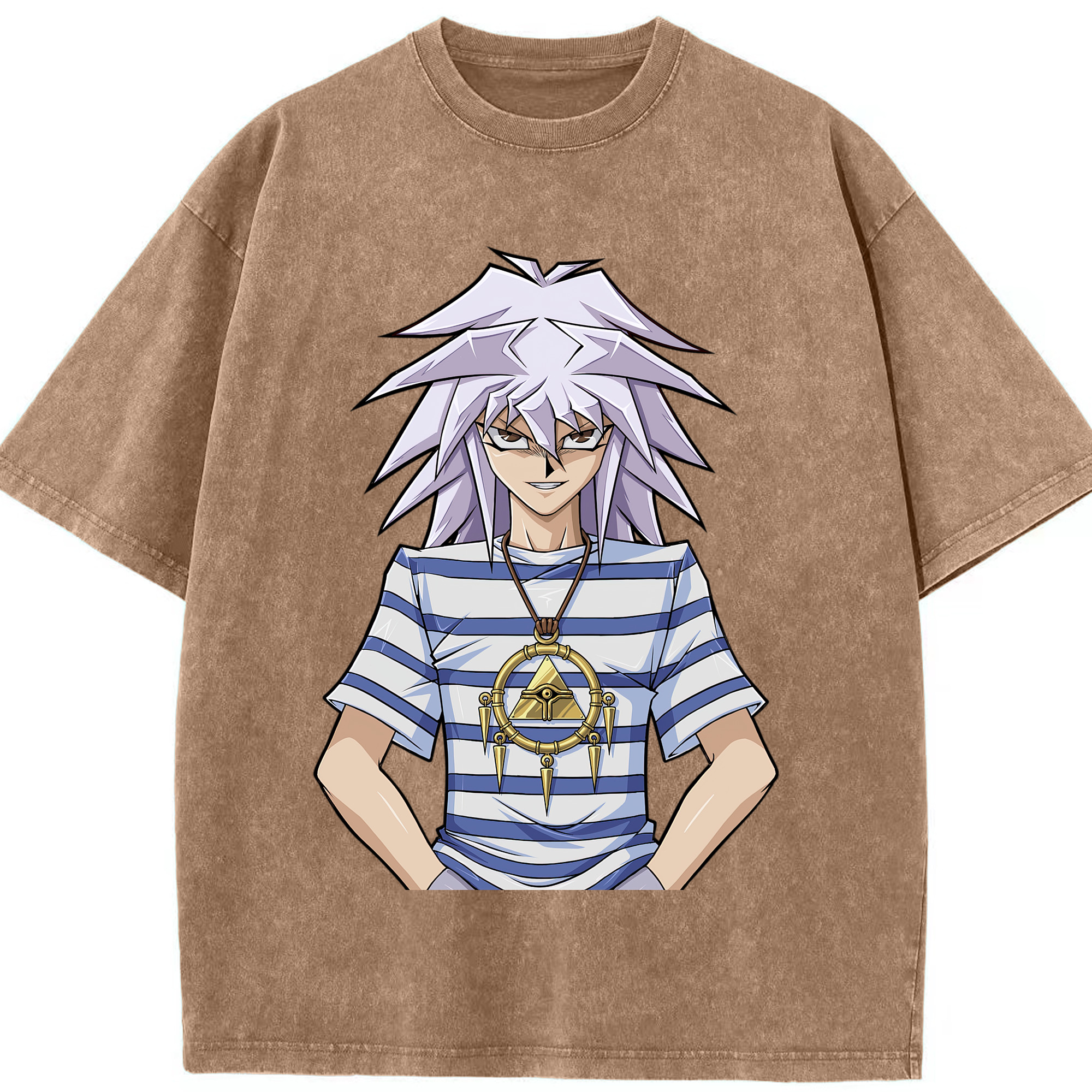 （画像用） 遊☆戯☆王 Yu-Gi-Oh! 綿100% ヴィンテージ風 半袖Tシャツ（フロントプリント）