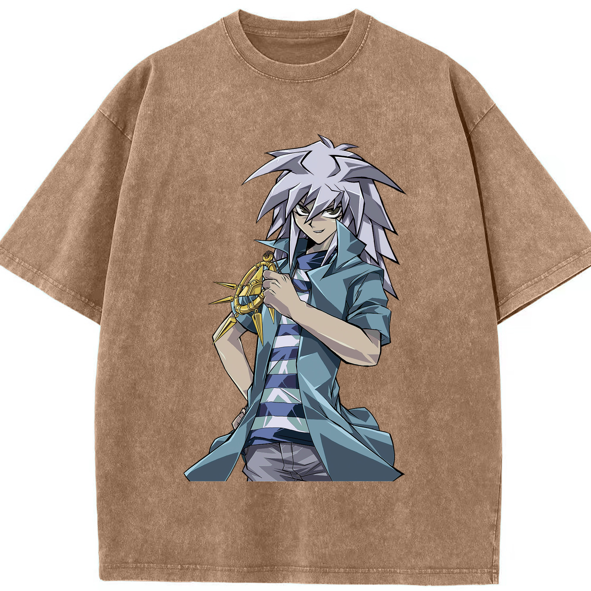 （画像用） 遊☆戯☆王 Yu-Gi-Oh! 綿100% ヴィンテージ風 半袖Tシャツ（フロントプリント）