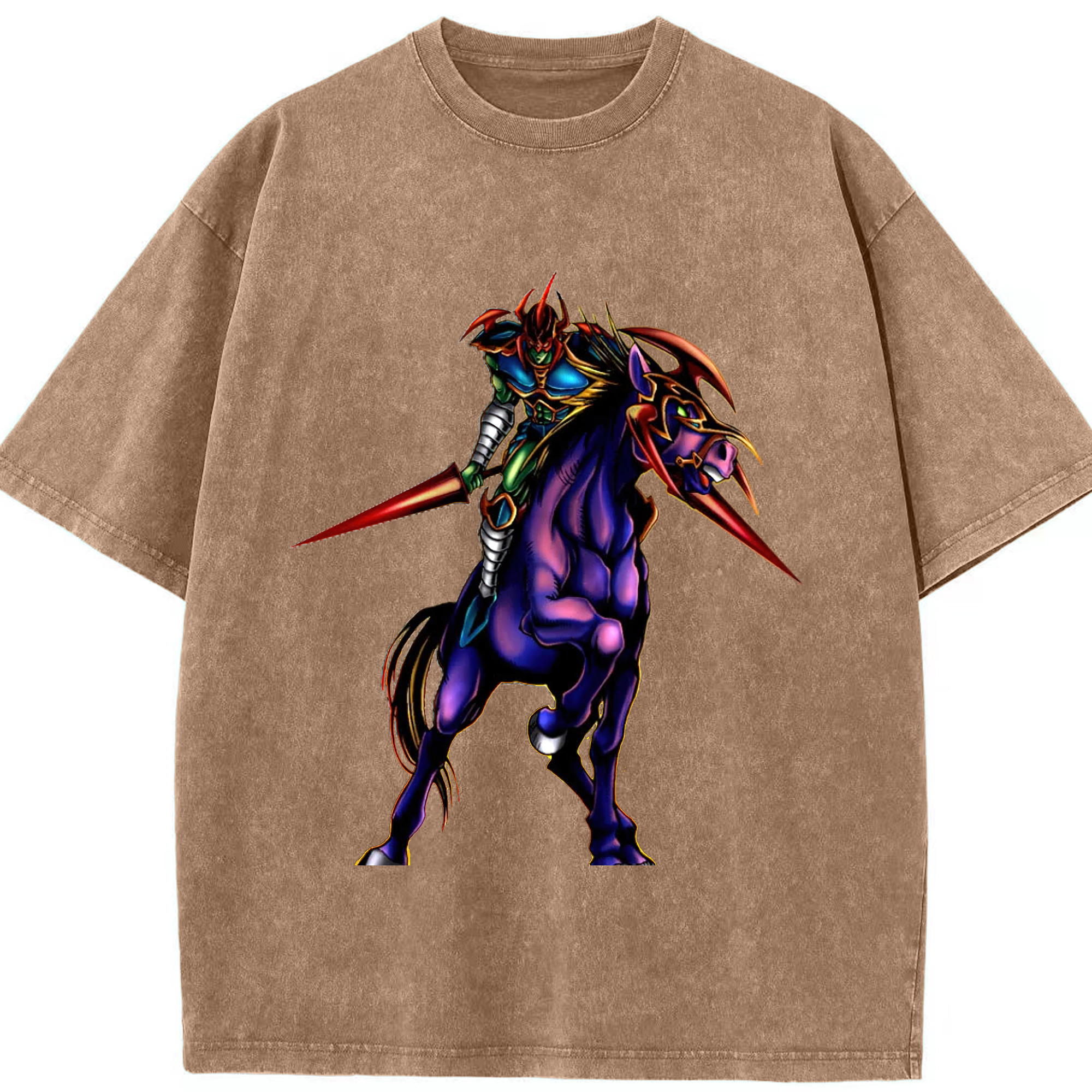 （画像用） 遊☆戯☆王 Yu-Gi-Oh! 綿100% ヴィンテージ風 半袖Tシャツ（フロントプリント）