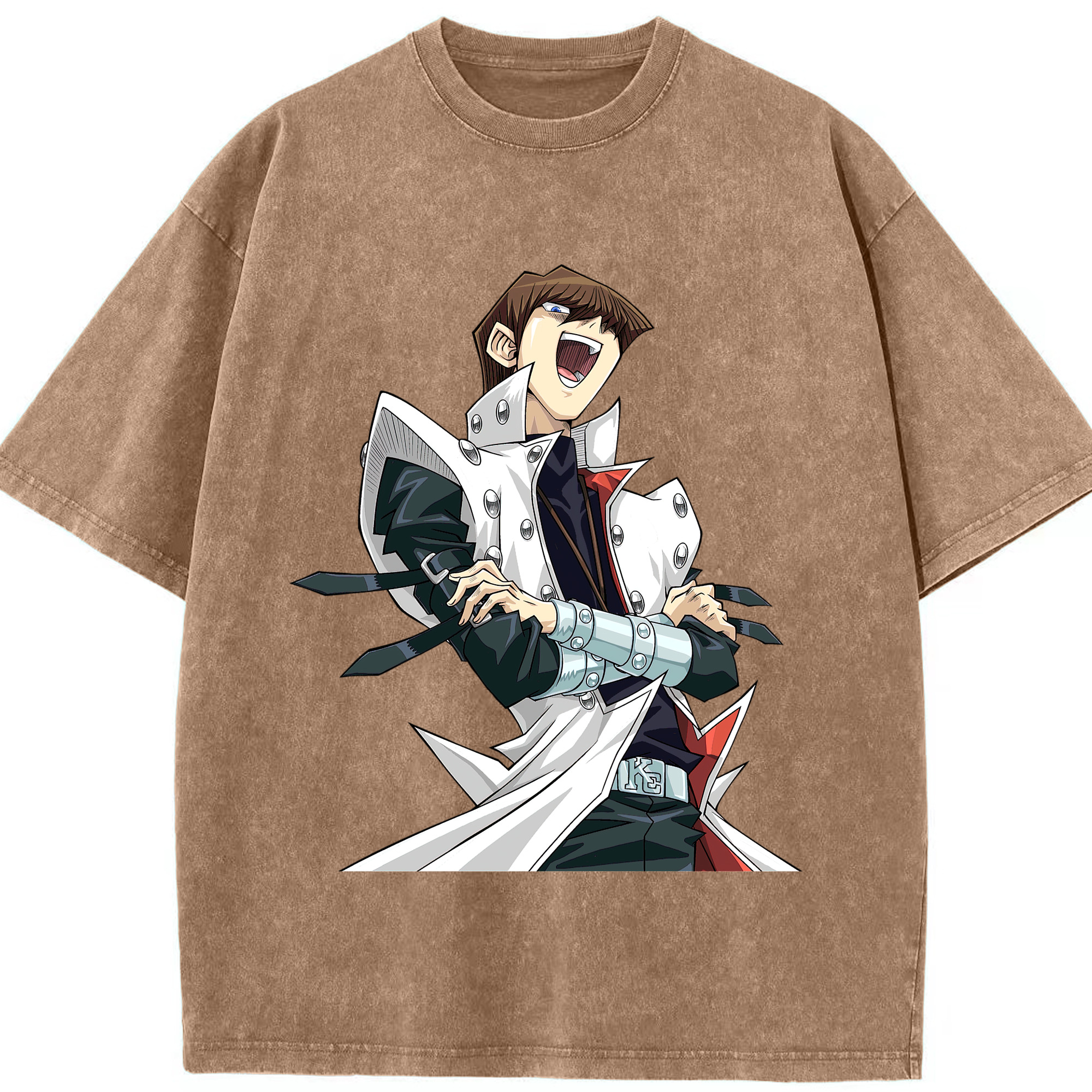 （画像用） 遊☆戯☆王 Yu-Gi-Oh! 綿100% ヴィンテージ風 半袖Tシャツ（フロントプリント）