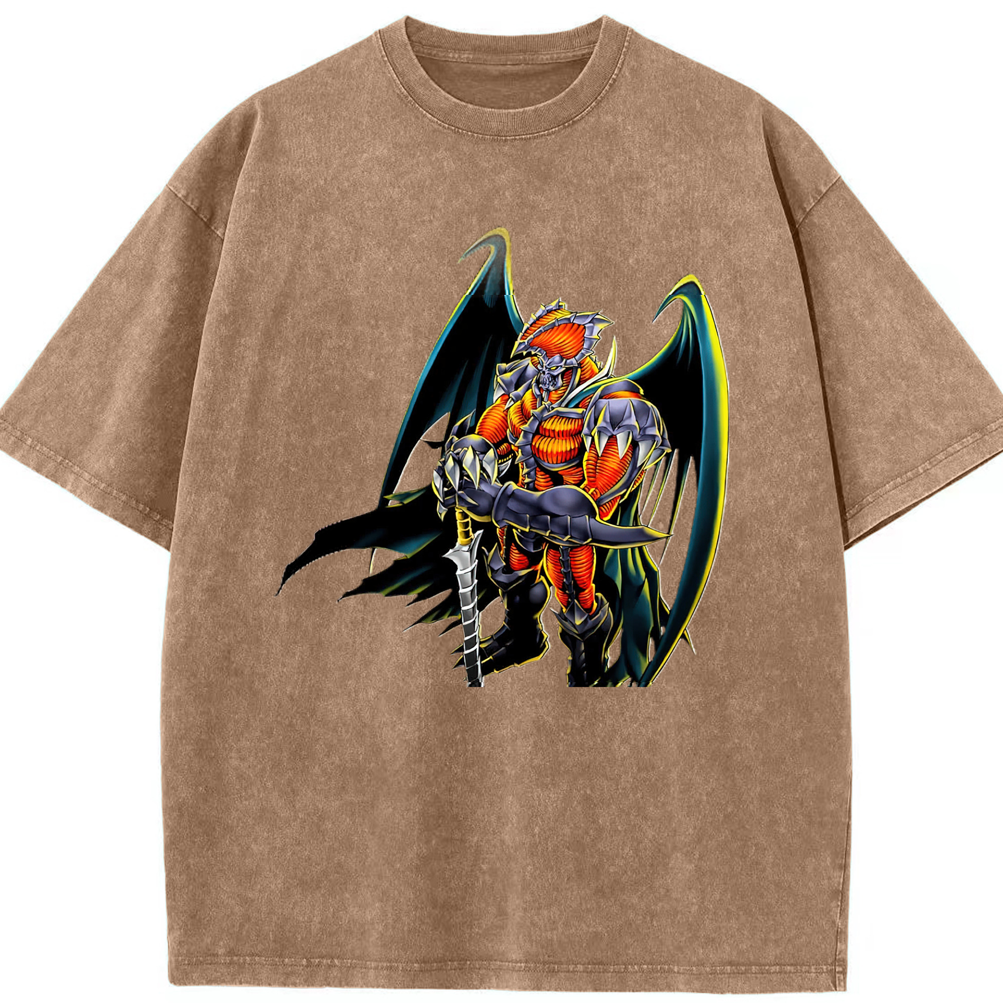 （画像用） 遊☆戯☆王 Yu-Gi-Oh! 綿100% ヴィンテージ風 半袖Tシャツ（フロントプリント）
