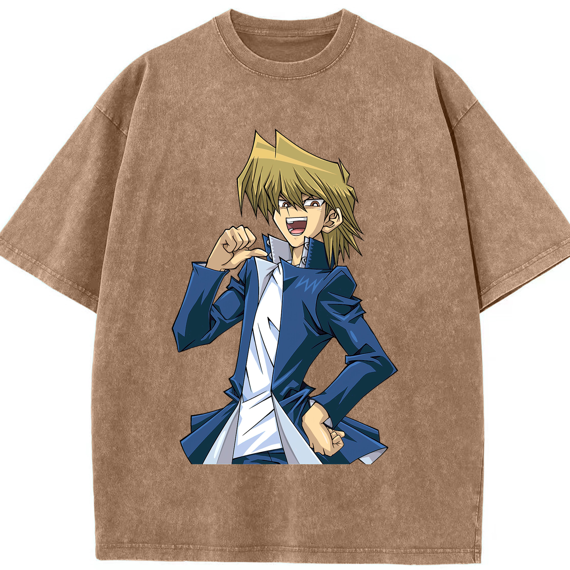 （画像用） 遊☆戯☆王 Yu-Gi-Oh! 綿100% ヴィンテージ風 半袖Tシャツ（フロントプリント）