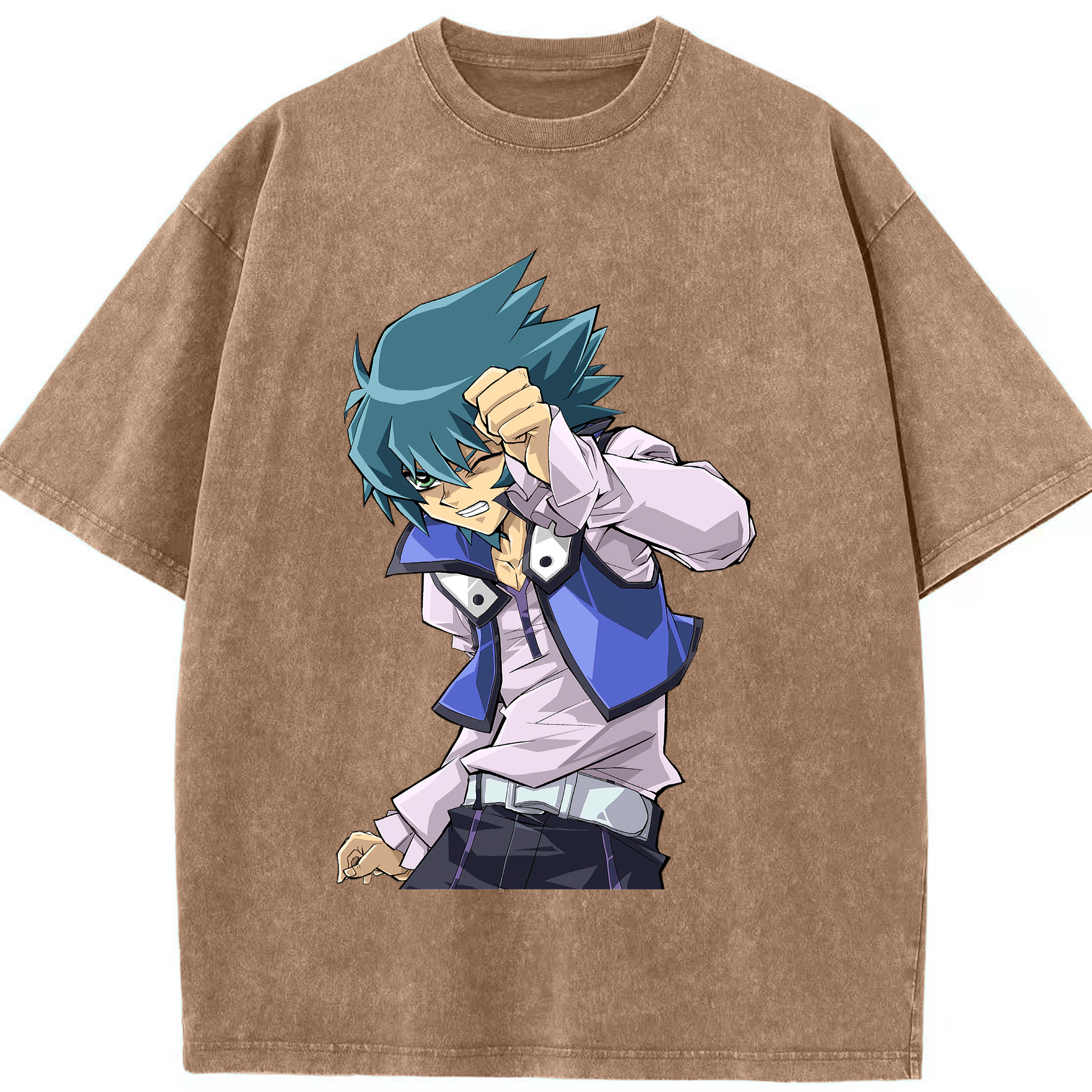 （画像用） 遊☆戯☆王 Yu-Gi-Oh! 綿100% ヴィンテージ風 半袖Tシャツ（フロントプリント）