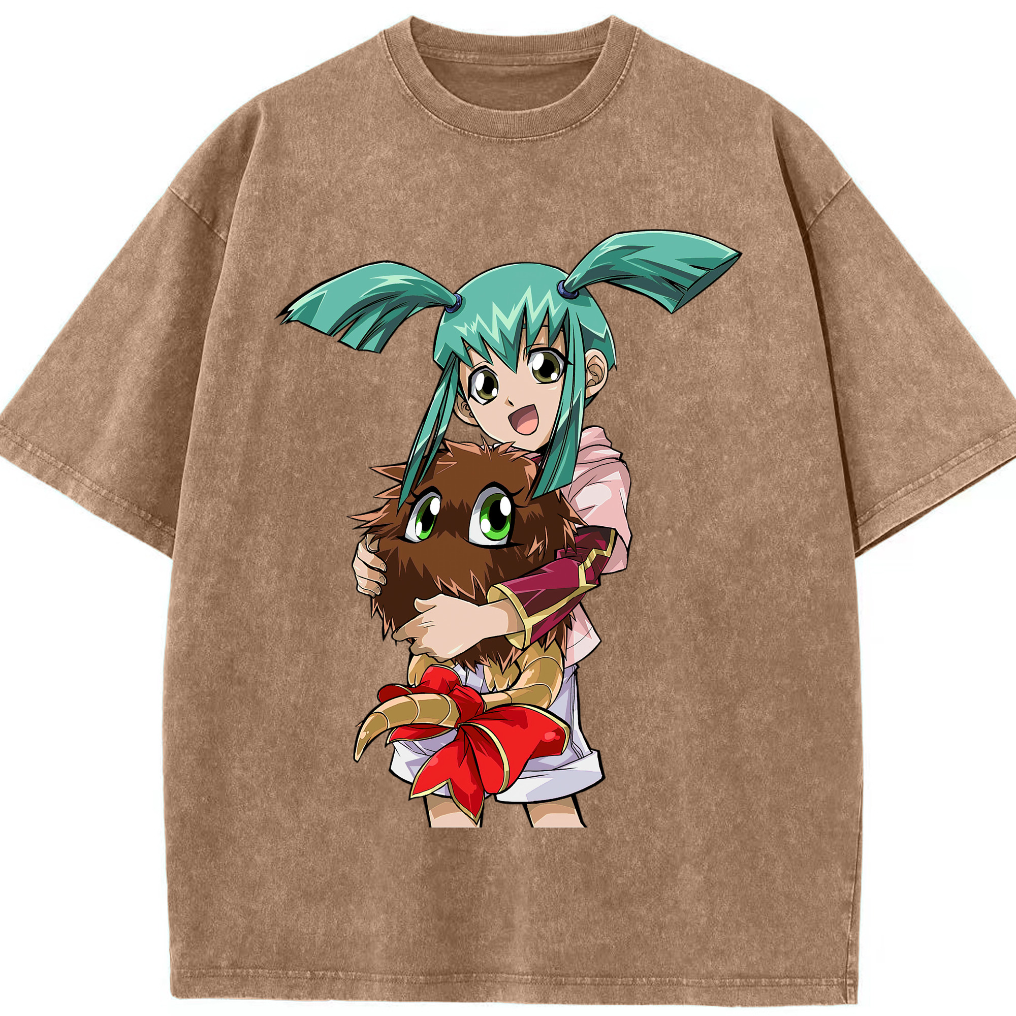 （画像用） 遊☆戯☆王 Yu-Gi-Oh! 綿100% ヴィンテージ風 半袖Tシャツ（フロントプリント）