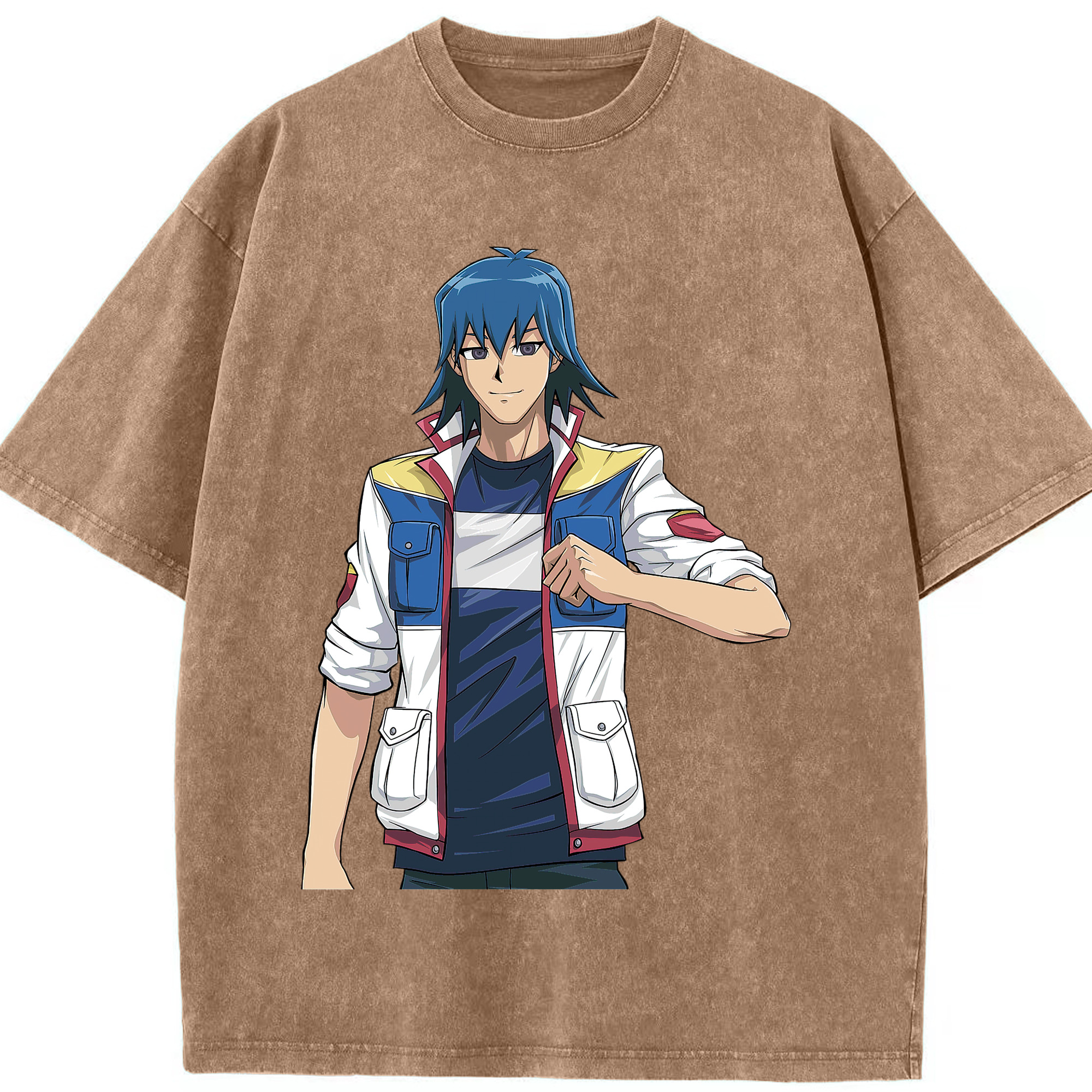 （画像用） 遊☆戯☆王 Yu-Gi-Oh! 綿100% ヴィンテージ風 半袖Tシャツ（フロントプリント）
