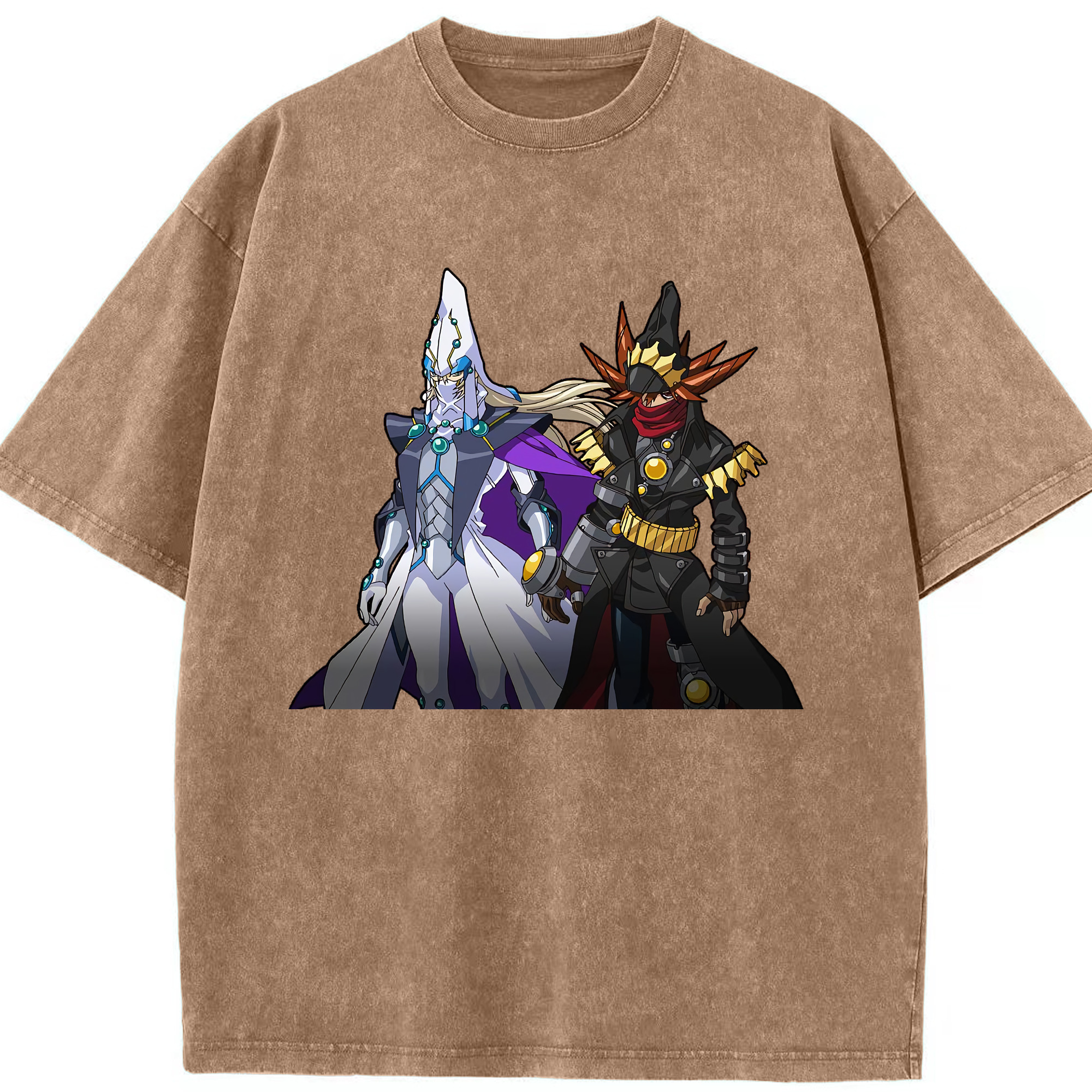 （画像用） 遊☆戯☆王 Yu-Gi-Oh! 綿100% ヴィンテージ風 半袖Tシャツ（フロントプリント）