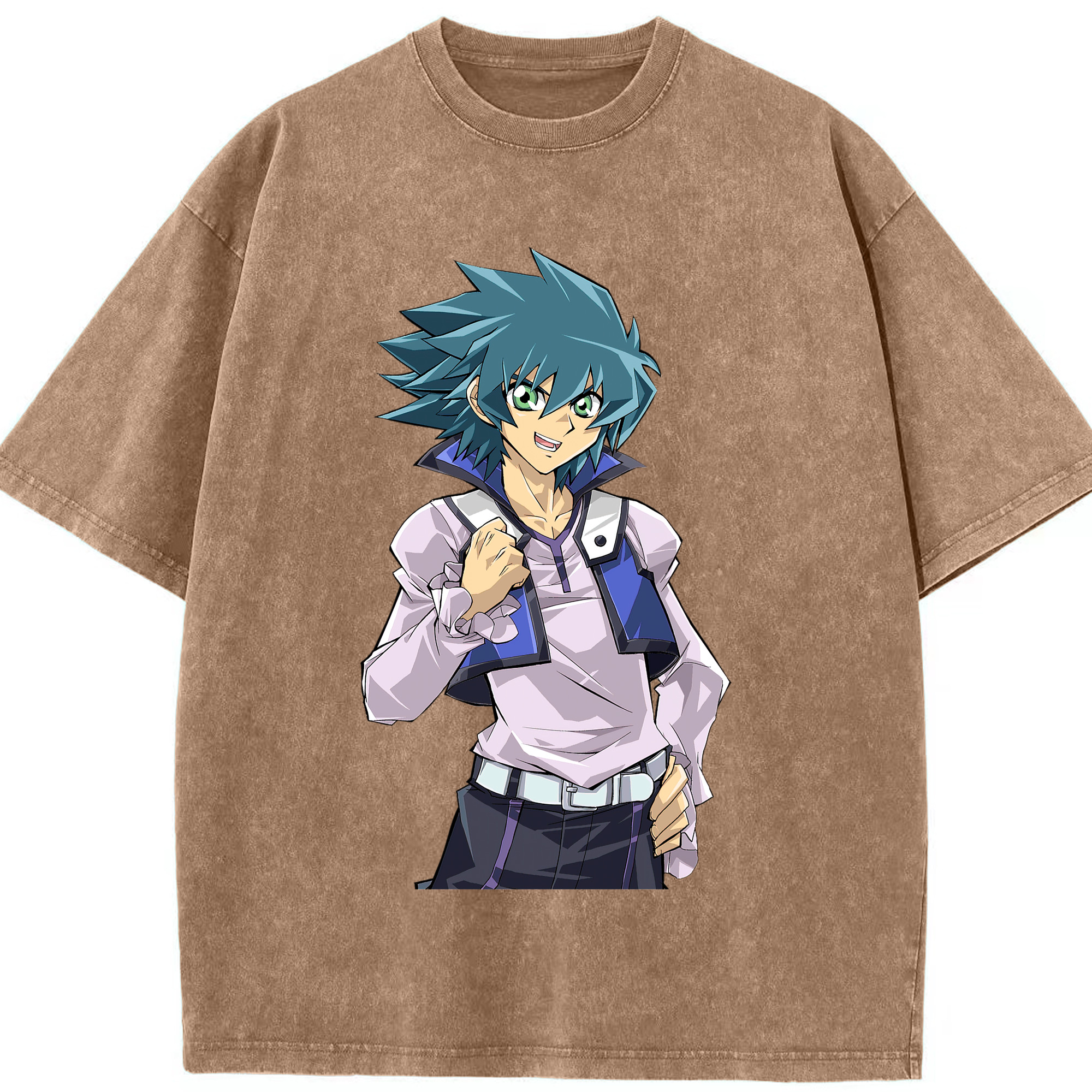 （画像用） 遊☆戯☆王 Yu-Gi-Oh! 綿100% ヴィンテージ風 半袖Tシャツ（フロントプリント）