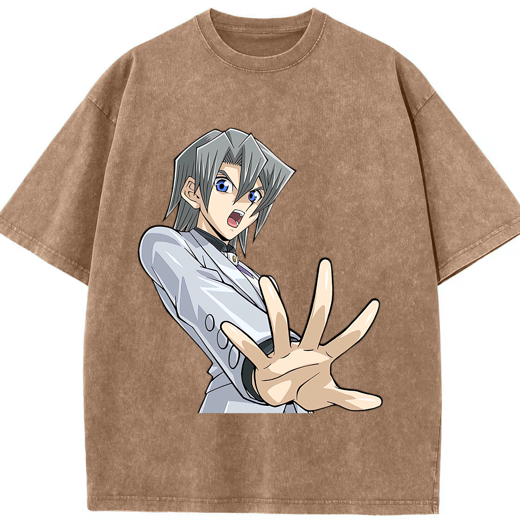 （画像用） 遊☆戯☆王 Yu-Gi-Oh! 綿100% ヴィンテージ風 半袖Tシャツ（フロントプリント）