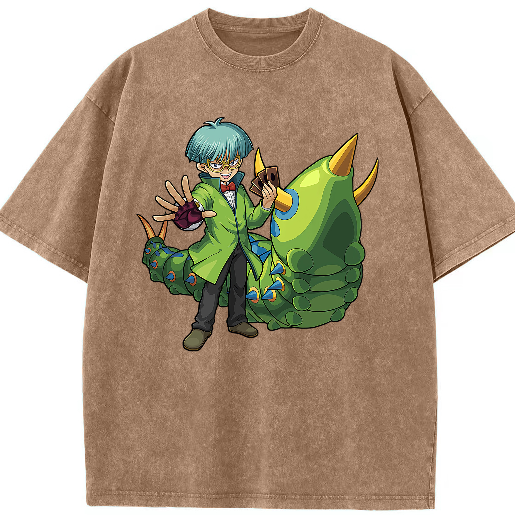 （画像用） 遊☆戯☆王 Yu-Gi-Oh! 綿100% ヴィンテージ風 半袖Tシャツ（フロントプリント）
