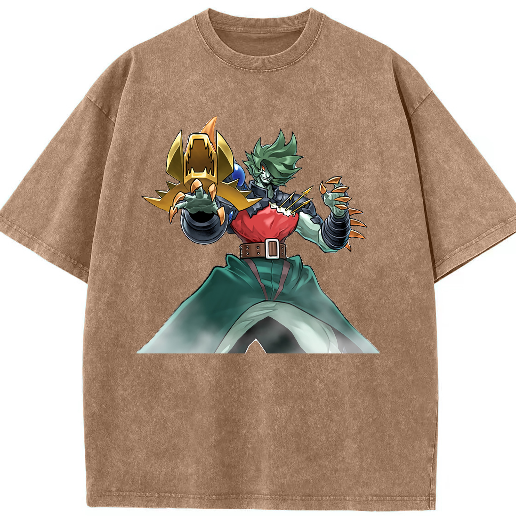 （画像用） 遊☆戯☆王 Yu-Gi-Oh! 綿100% ヴィンテージ風 半袖Tシャツ（フロントプリント）