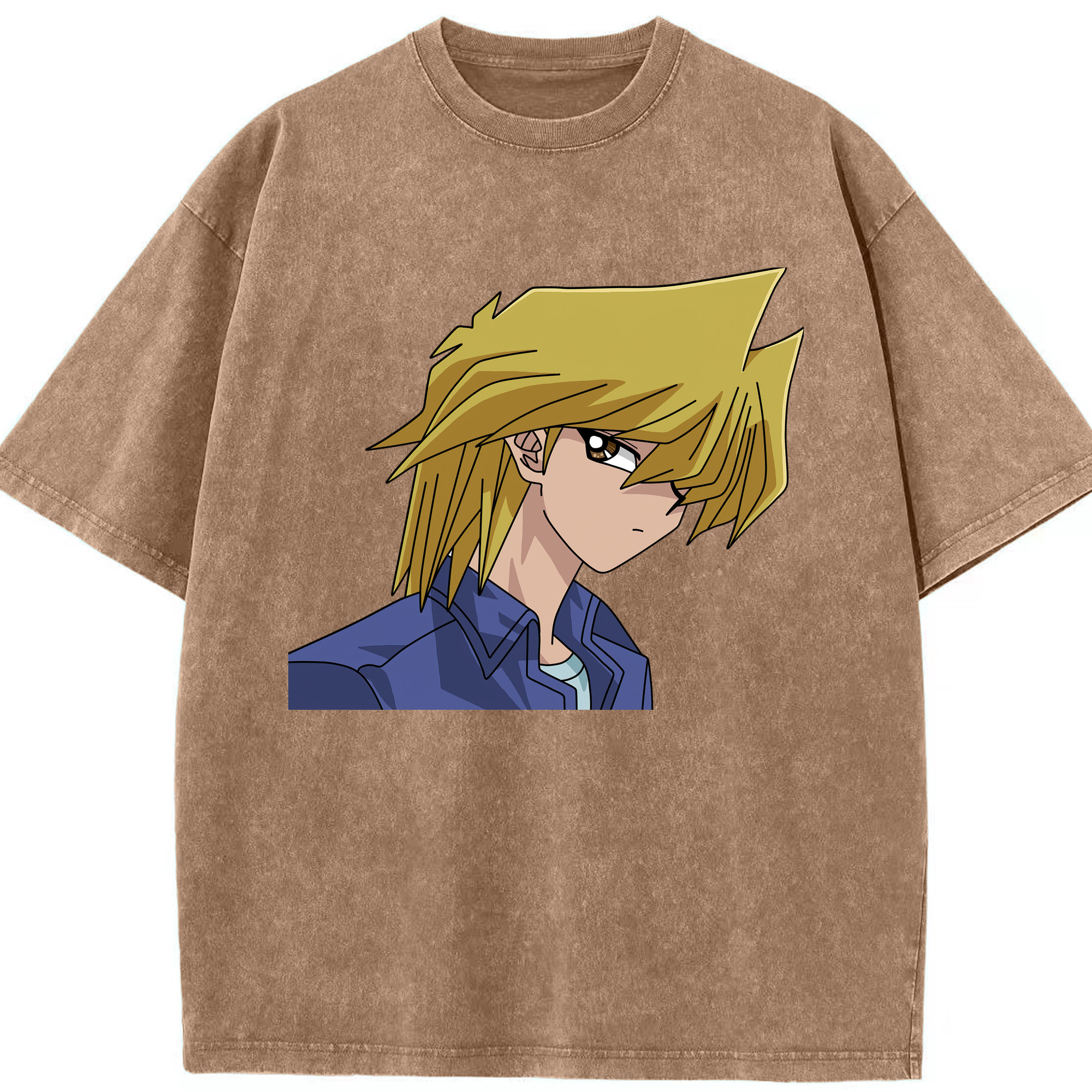 （画像用） 遊☆戯☆王 Yu-Gi-Oh! 綿100% ヴィンテージ風 半袖Tシャツ（フロントプリント）