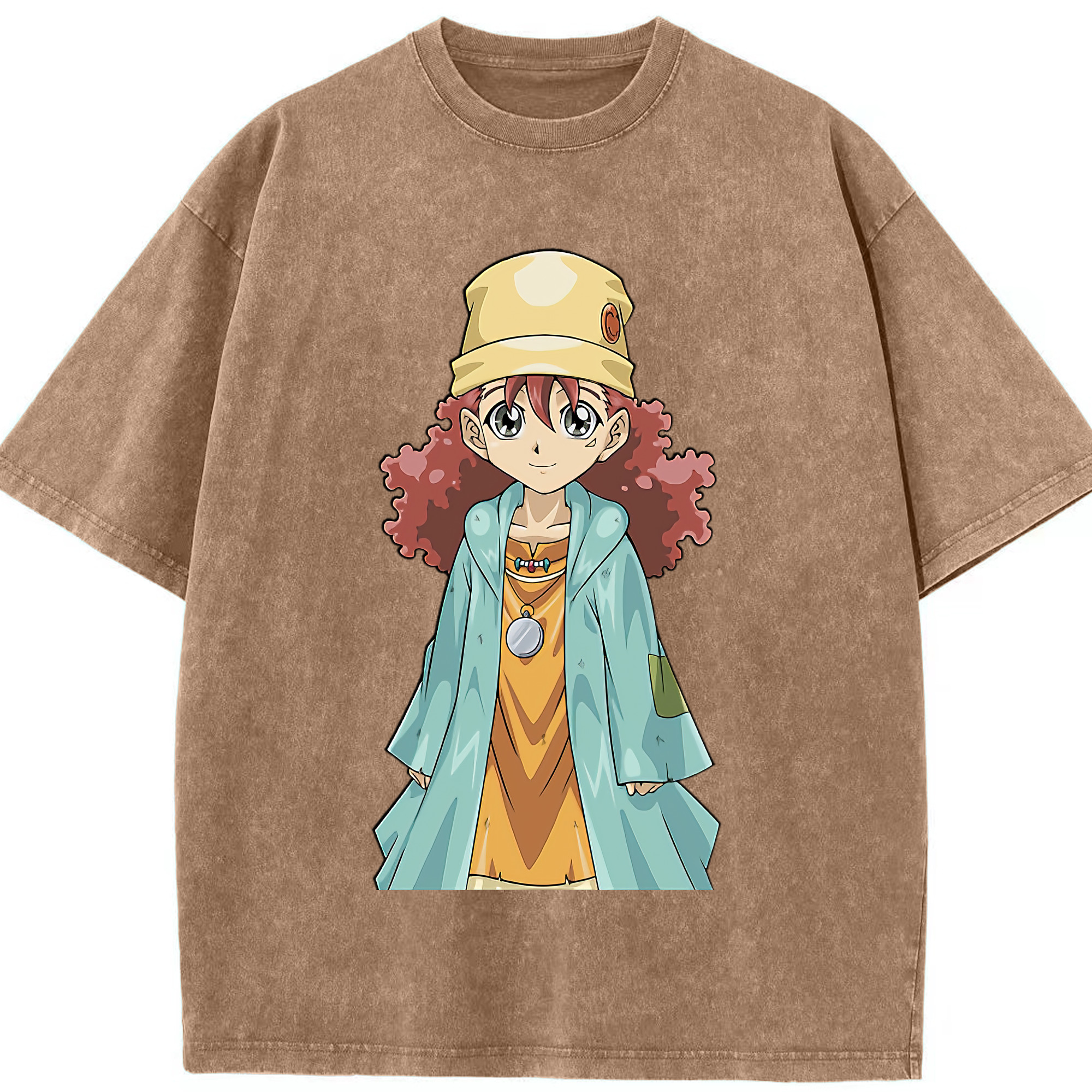 （画像用） 遊☆戯☆王 Yu-Gi-Oh! 綿100% ヴィンテージ風 半袖Tシャツ（フロントプリント）