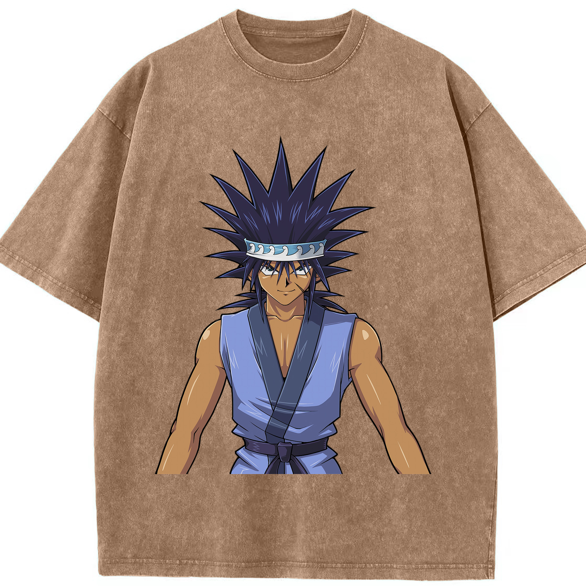 （画像用） 遊☆戯☆王 Yu-Gi-Oh! 綿100% ヴィンテージ風 半袖Tシャツ（フロントプリント）