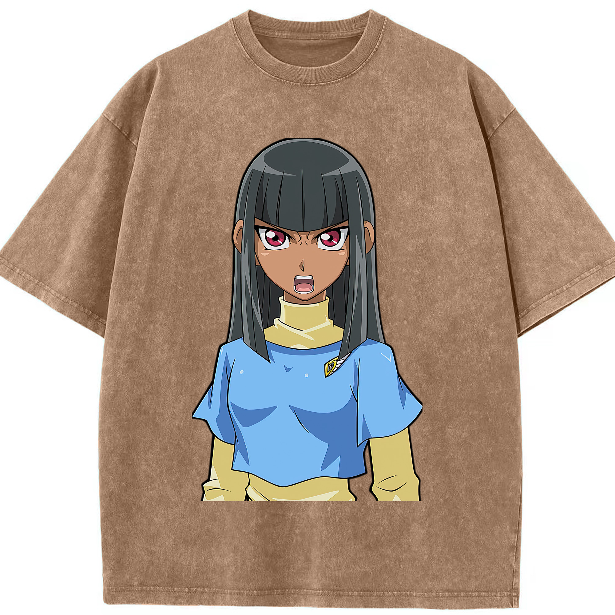 （画像用） 遊☆戯☆王 Yu-Gi-Oh! 綿100% ヴィンテージ風 半袖Tシャツ（フロントプリント）