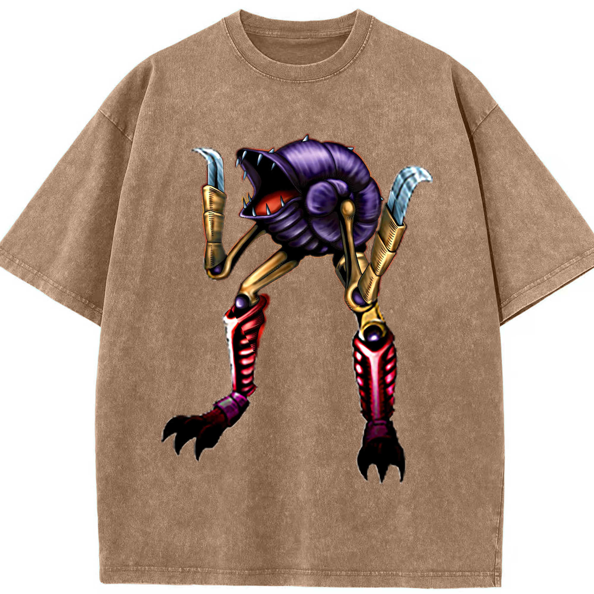 （画像用） 遊☆戯☆王 Yu-Gi-Oh! 綿100% ヴィンテージ風 半袖Tシャツ（フロントプリント）