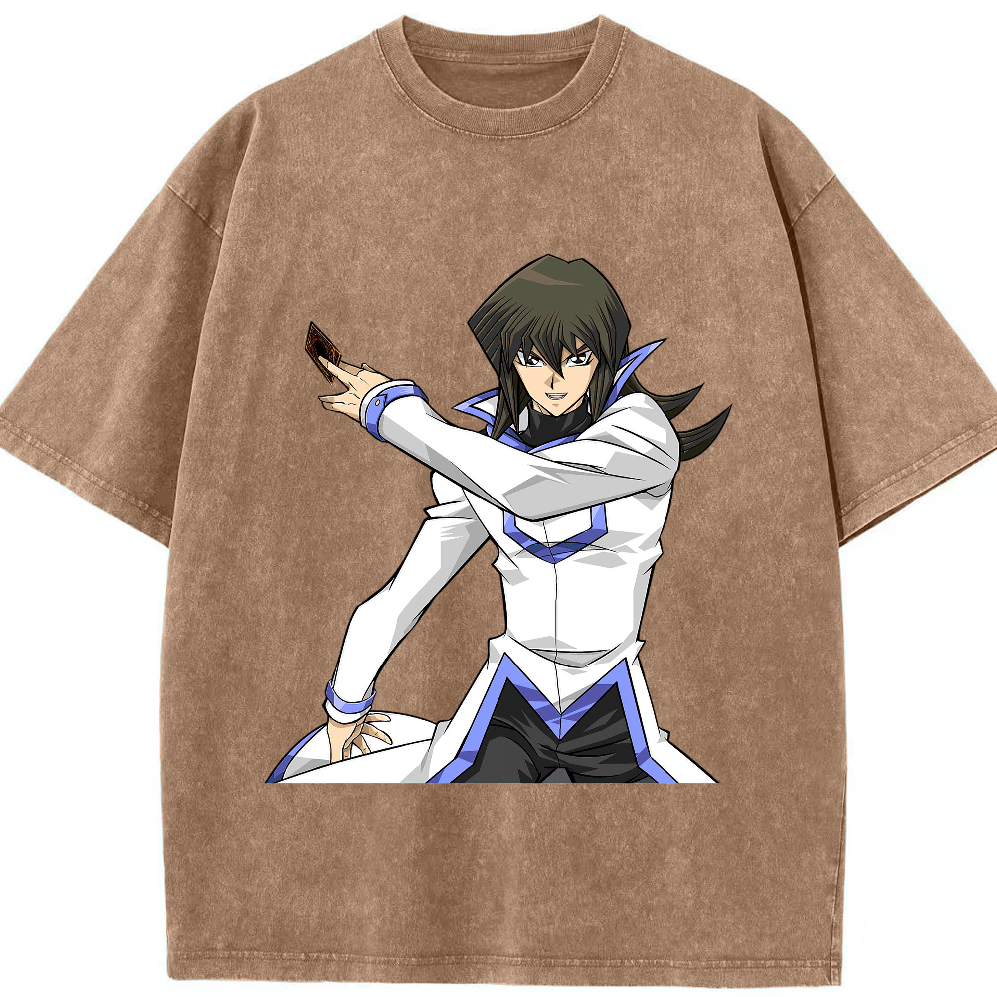 （画像用） 遊☆戯☆王 Yu-Gi-Oh! 綿100% ヴィンテージ風 半袖Tシャツ（フロントプリント）