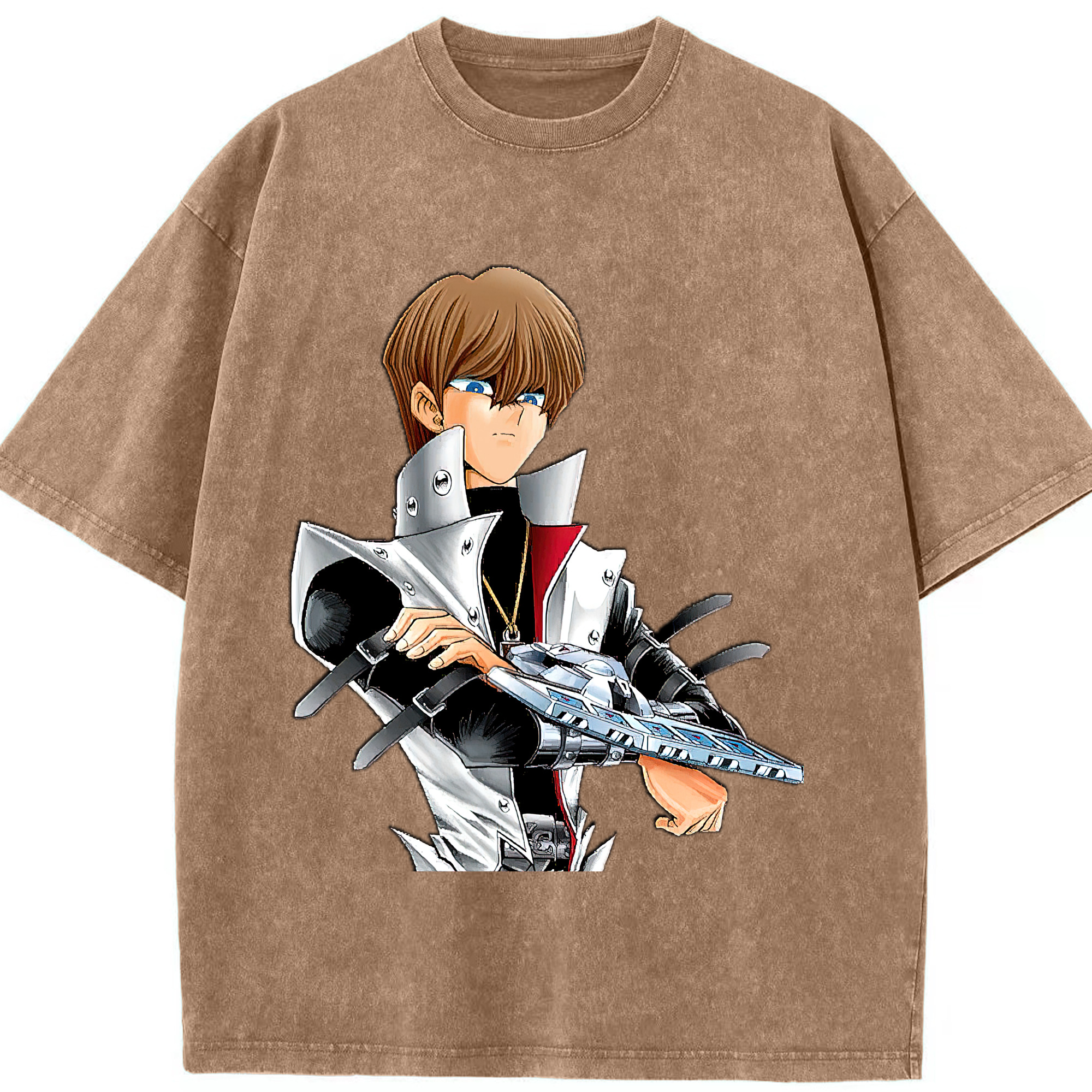 （画像用） 遊☆戯☆王 Yu-Gi-Oh! 綿100% ヴィンテージ風 半袖Tシャツ（フロントプリント）