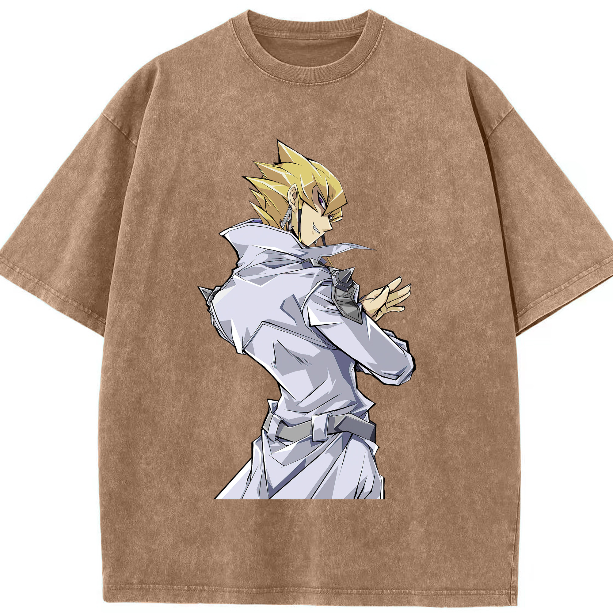 （画像用） 遊☆戯☆王 Yu-Gi-Oh! 綿100% ヴィンテージ風 半袖Tシャツ（フロントプリント）
