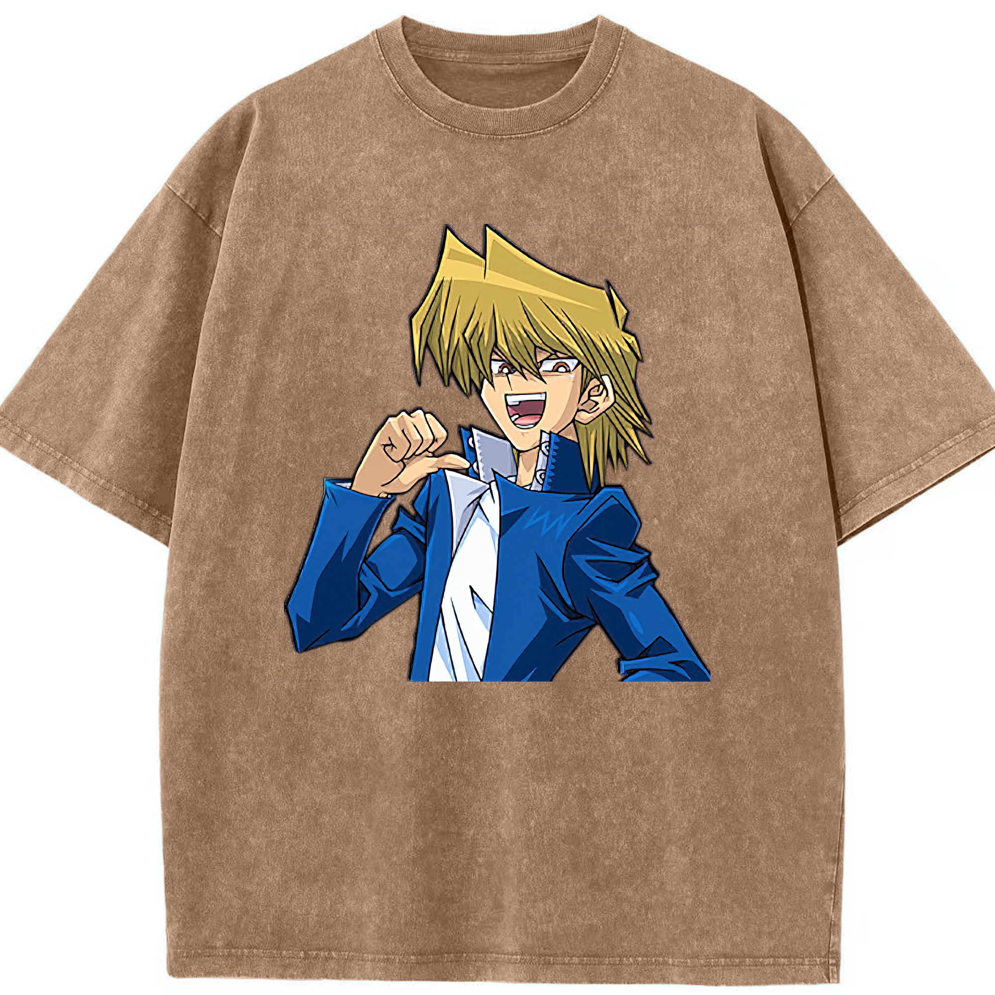 （画像用） 遊☆戯☆王 Yu-Gi-Oh! 綿100% ヴィンテージ風 半袖Tシャツ（フロントプリント）