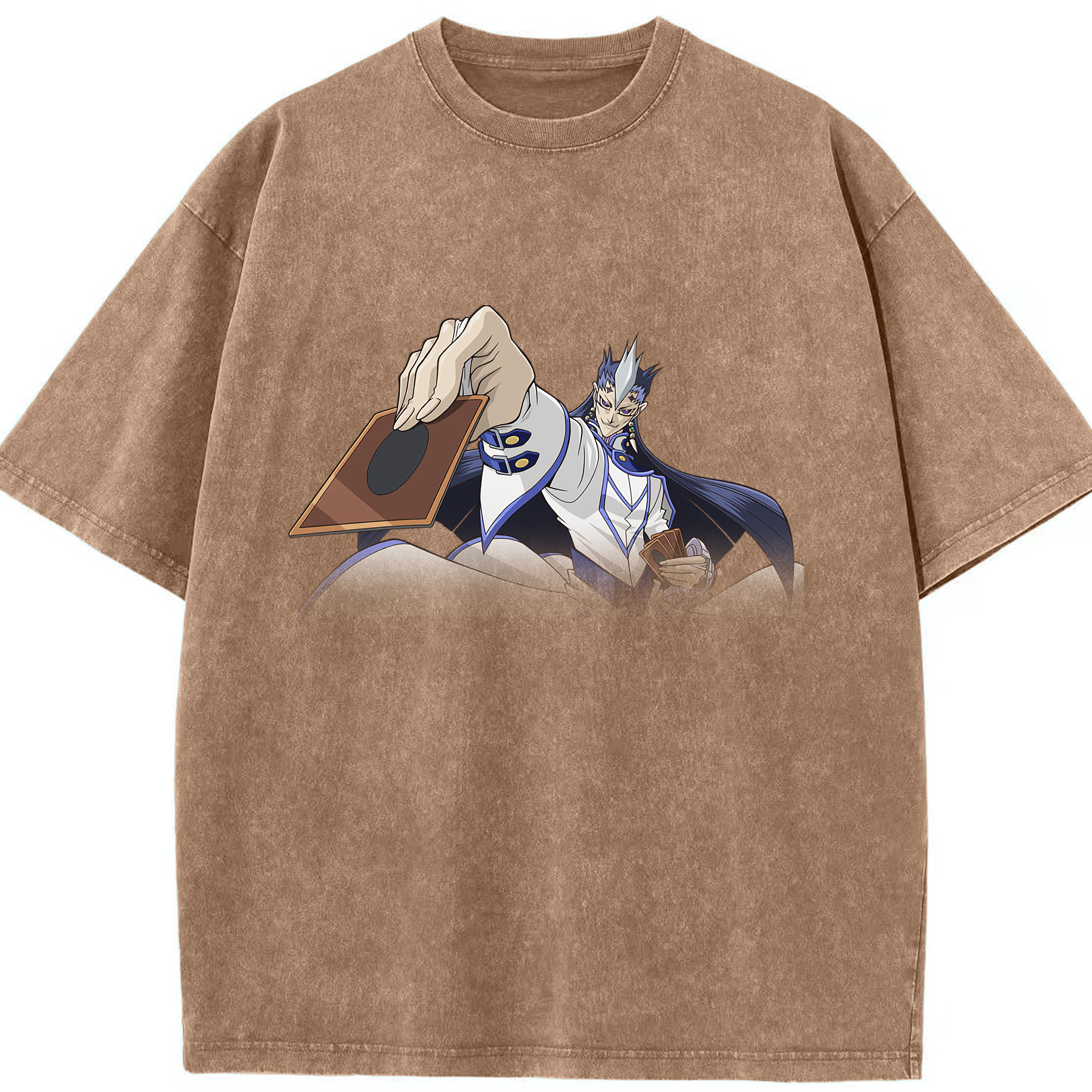 （画像用） 遊☆戯☆王 Yu-Gi-Oh! 綿100% ヴィンテージ風 半袖Tシャツ（フロントプリント）