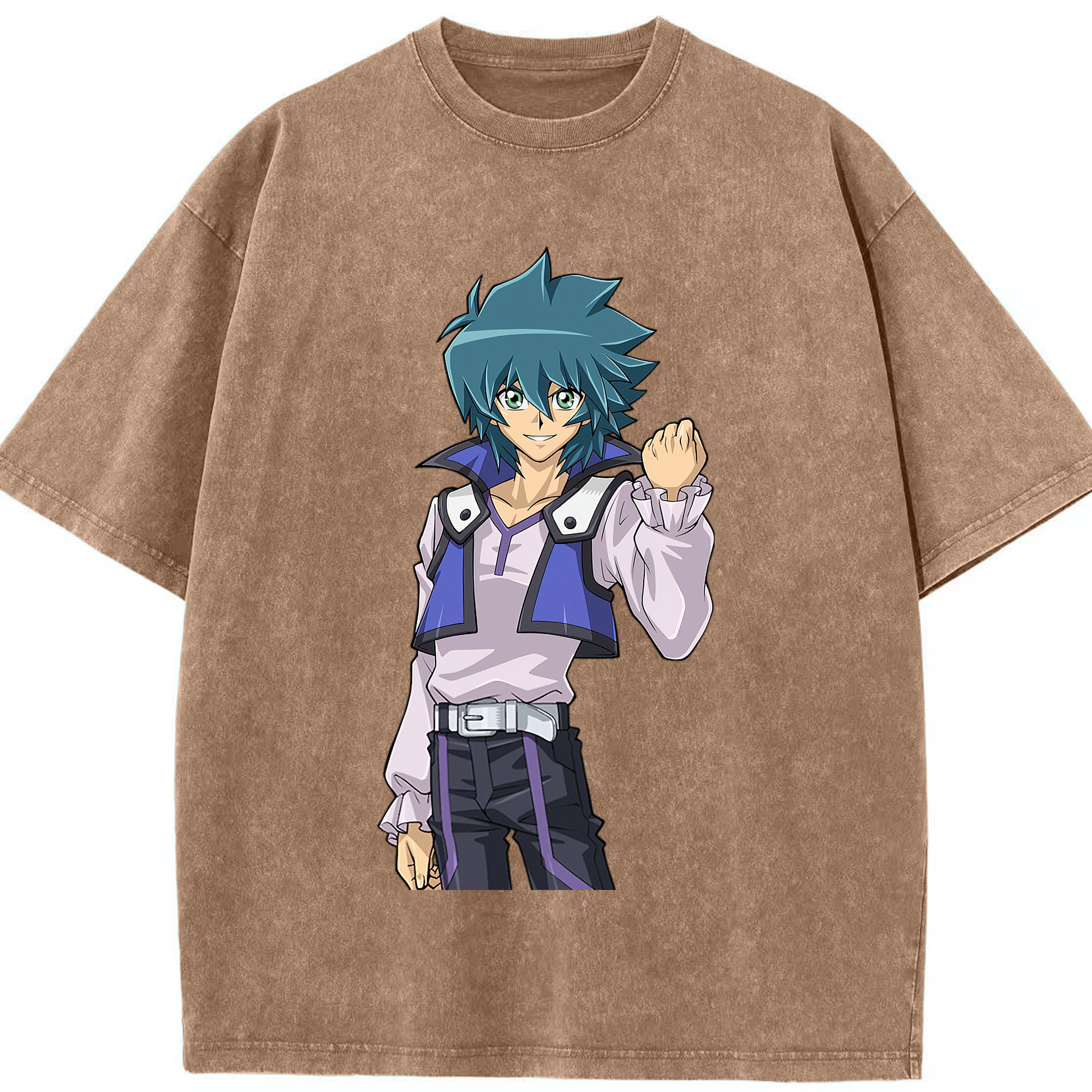 （画像用） 遊☆戯☆王 Yu-Gi-Oh! 綿100% ヴィンテージ風 半袖Tシャツ（フロントプリント）