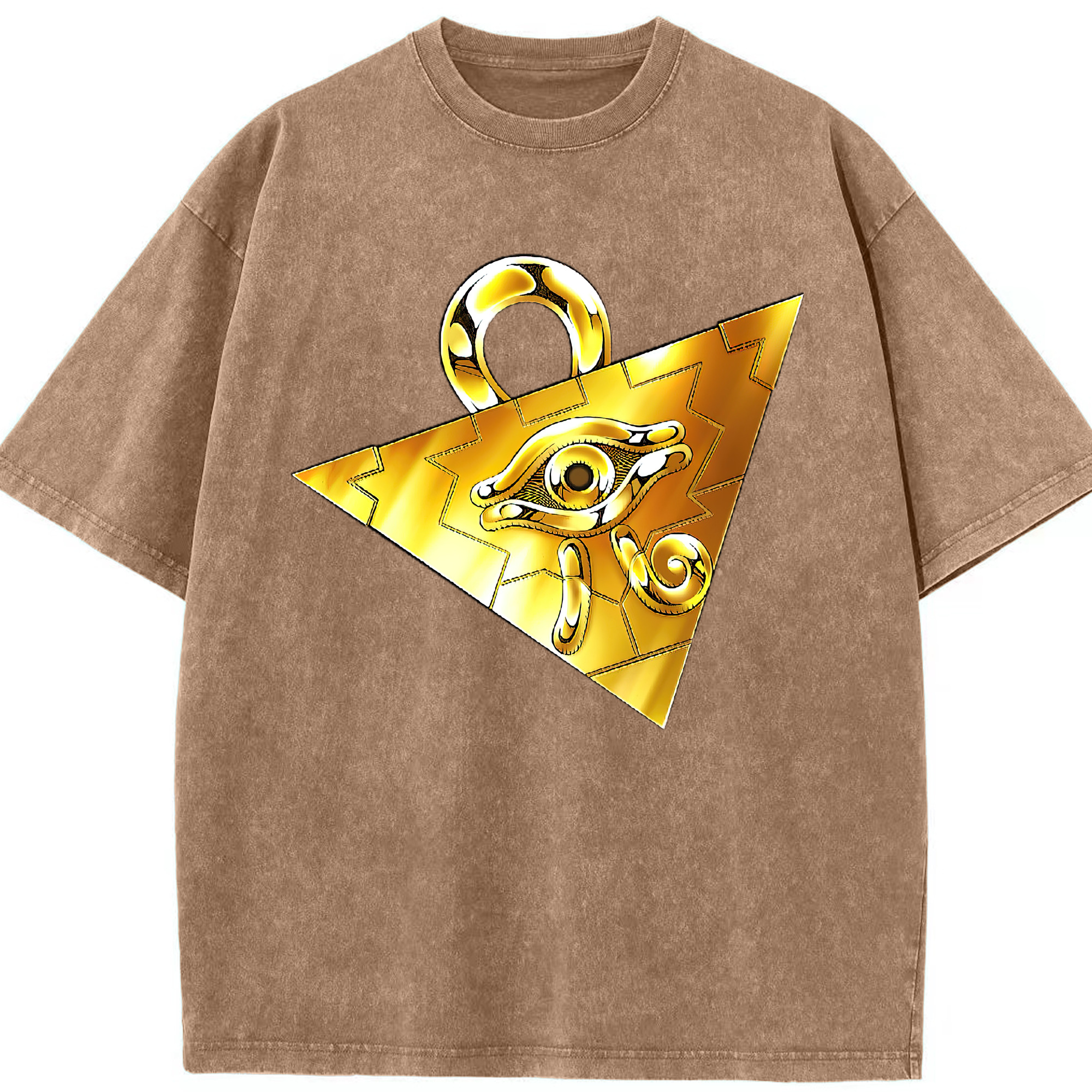 （画像用） 遊☆戯☆王 Yu-Gi-Oh! 綿100% ヴィンテージ風 半袖Tシャツ（フロントプリント）