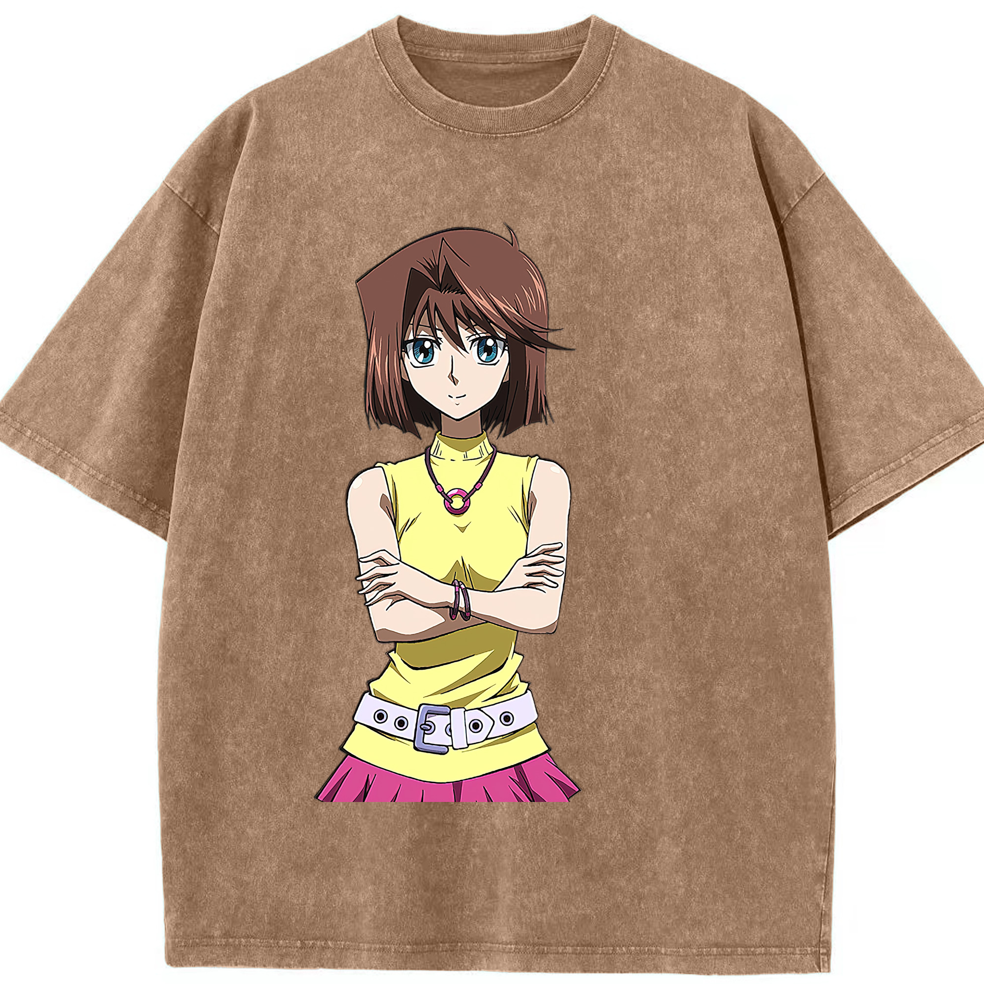 （画像用） 遊☆戯☆王 Yu-Gi-Oh! 綿100% ヴィンテージ風 半袖Tシャツ（フロントプリント）
