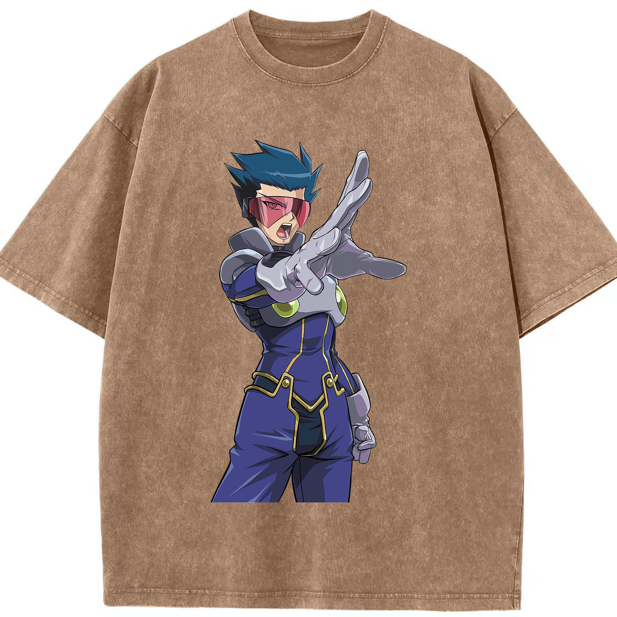 （画像用） 遊☆戯☆王 Yu-Gi-Oh! 綿100% ヴィンテージ風 半袖Tシャツ（フロントプリント）