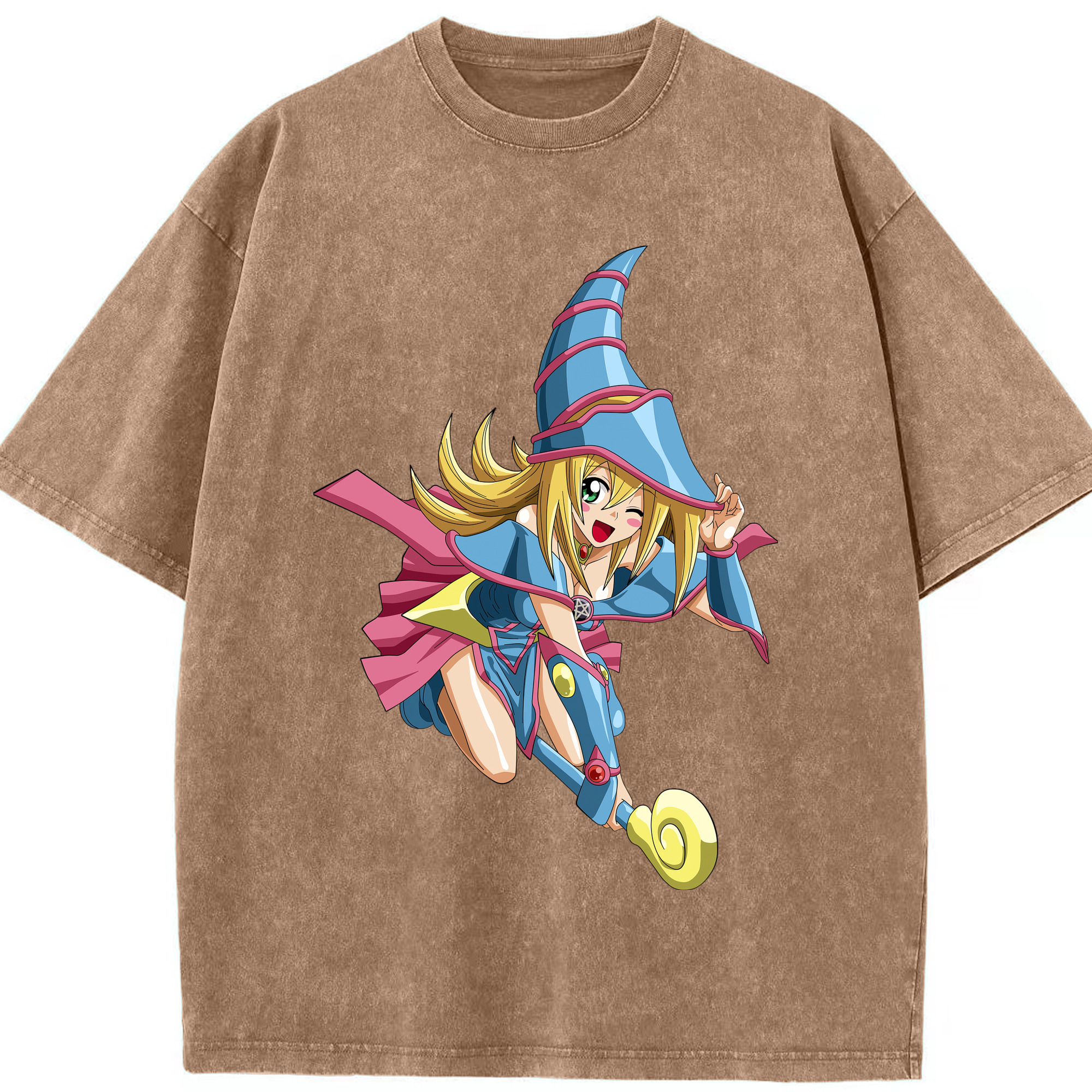 （画像用） 遊☆戯☆王 Yu-Gi-Oh! 綿100% ヴィンテージ風 半袖Tシャツ（フロントプリント）