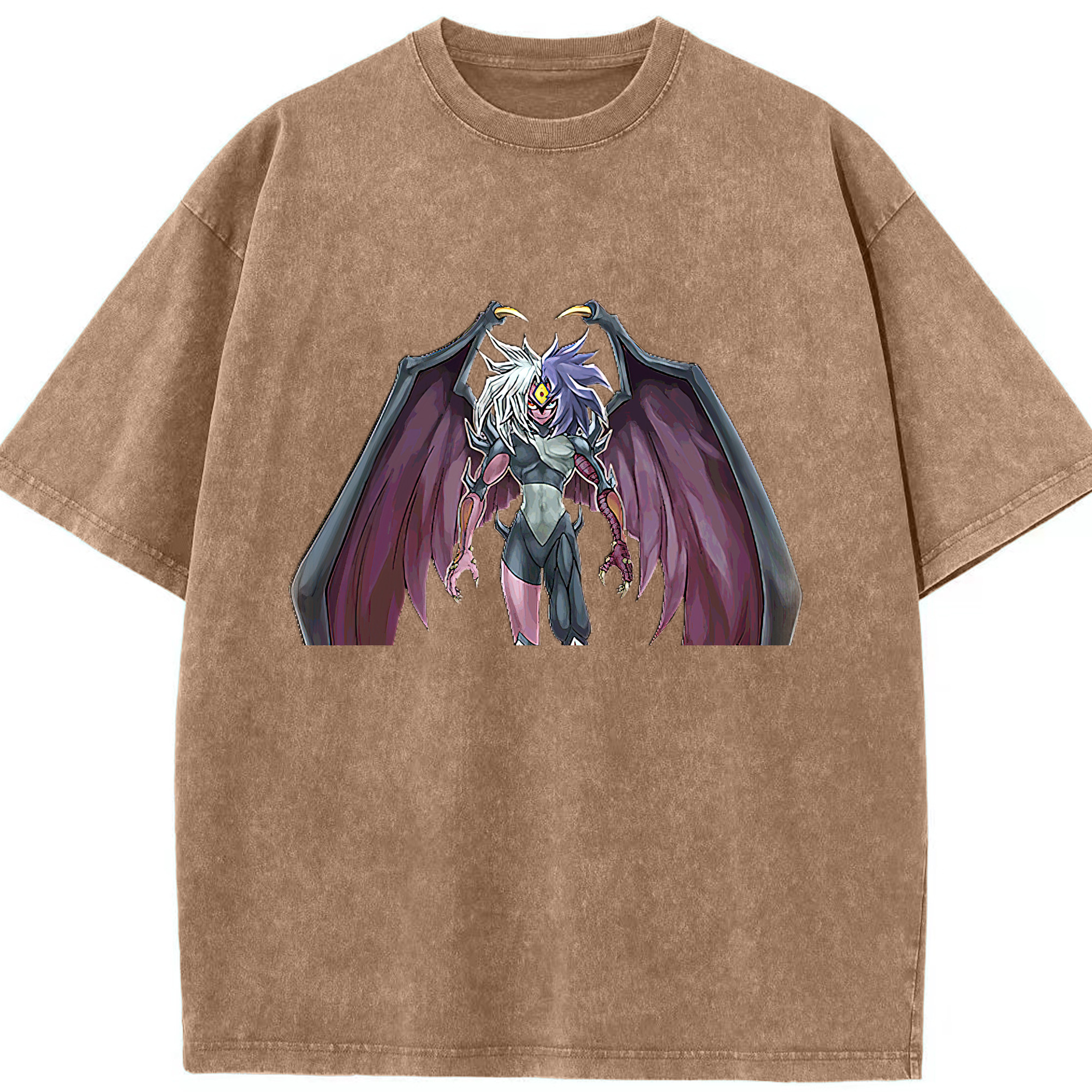 （画像用） 遊☆戯☆王 Yu-Gi-Oh! 綿100% ヴィンテージ風 半袖Tシャツ（フロントプリント）