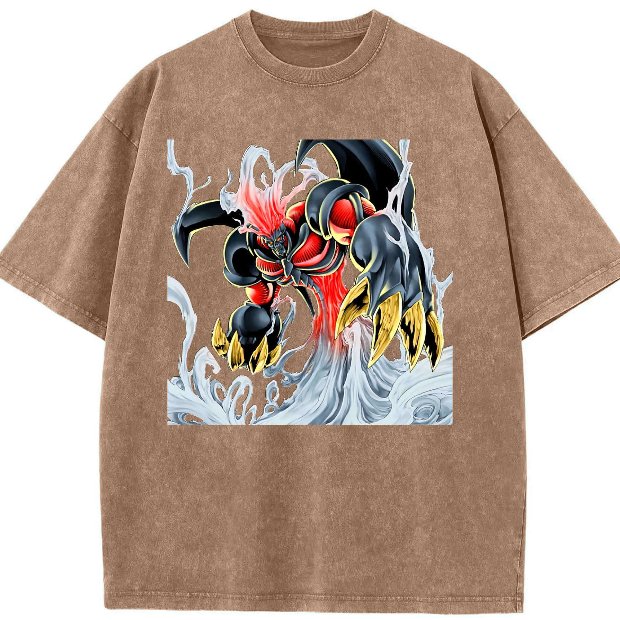 （画像用） 遊☆戯☆王 Yu-Gi-Oh! 綿100% ヴィンテージ風 半袖Tシャツ（フロントプリント）